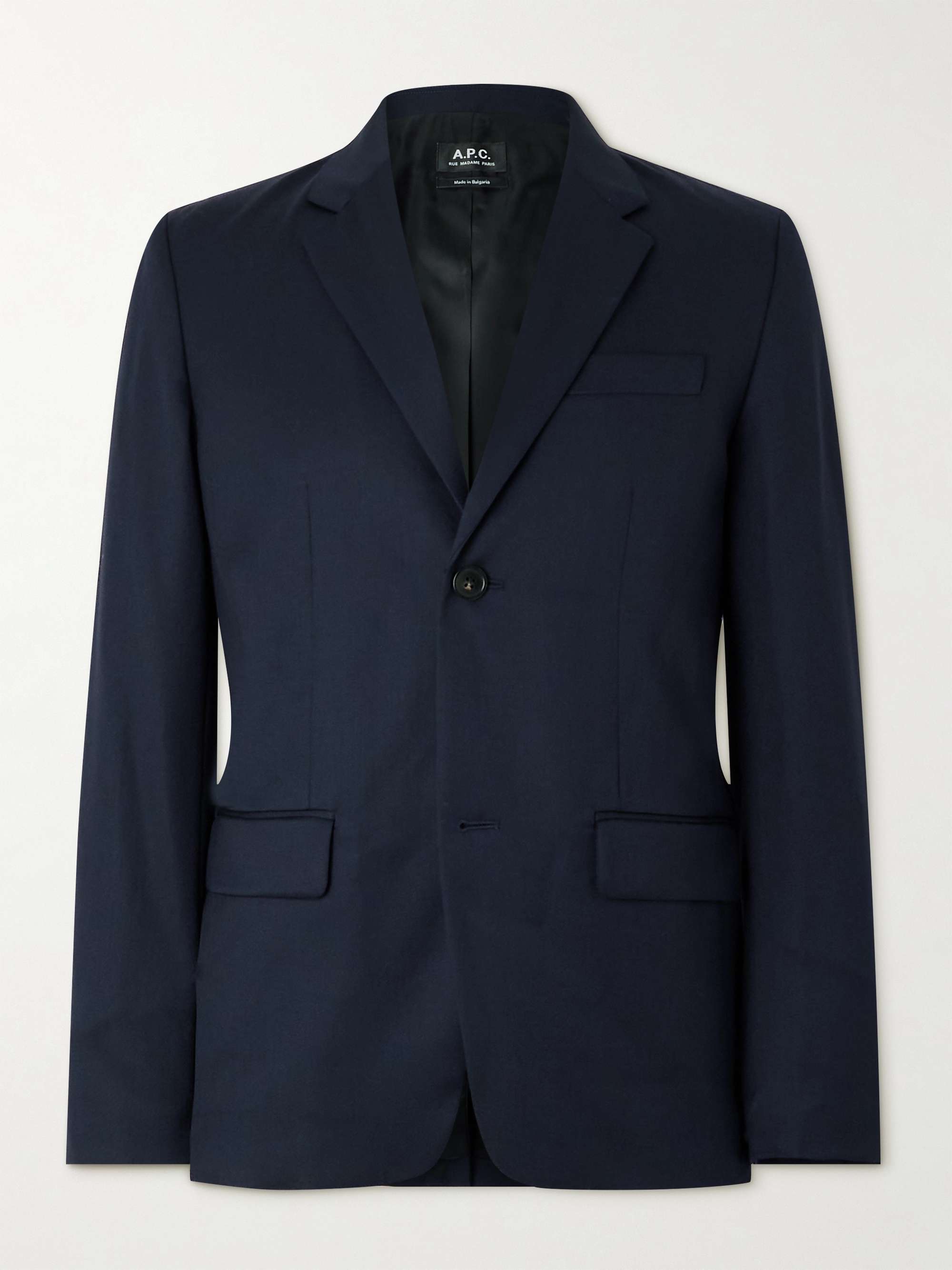 A.P.C. Harry Wool Suit Jacket for Men | MR PORTER