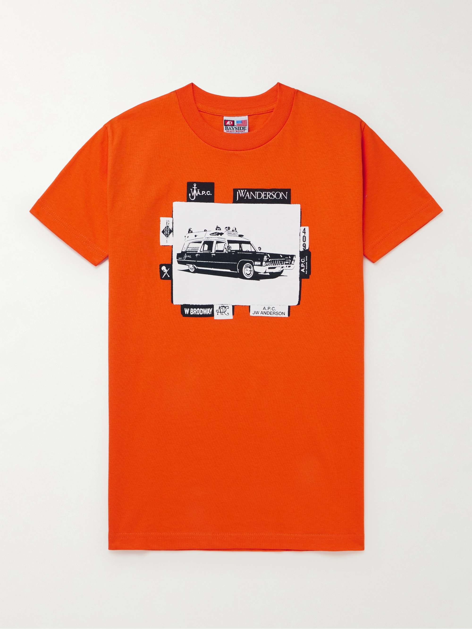 + JW Anderson Printed Cotton-jersey T-Shirt