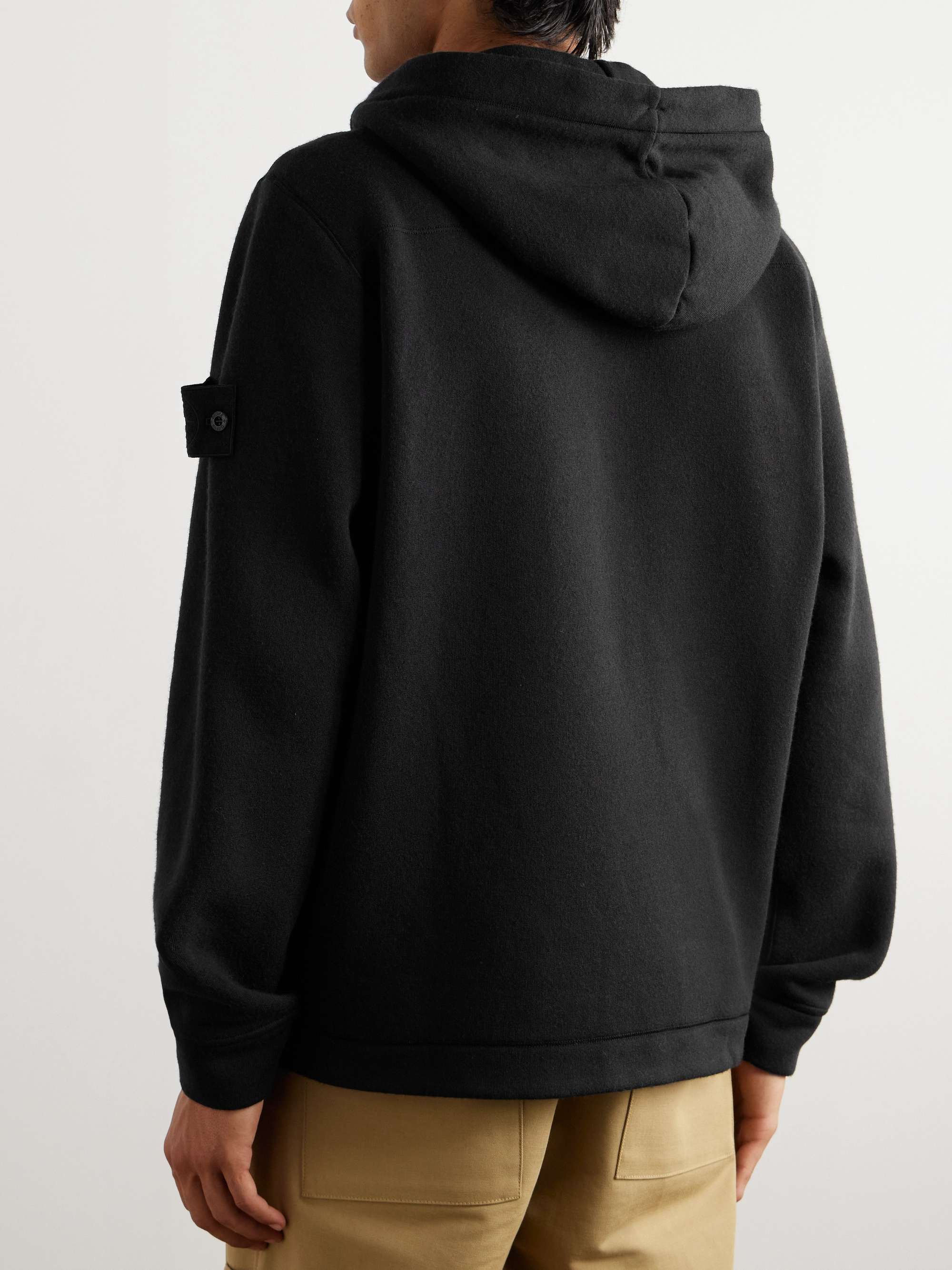 STONE ISLAND Ghost Jersey Zip-Up Hoodie for Men | MR PORTER