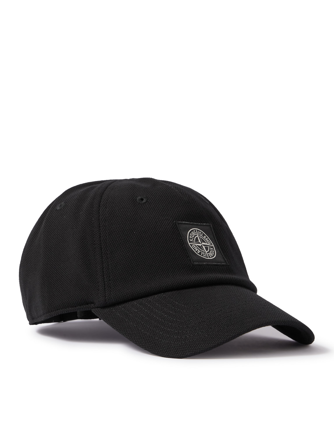 帽子 Stone  Compass Logo Cap Stone Island Compass Logo-appliquéd Cotton-canvas Cap In