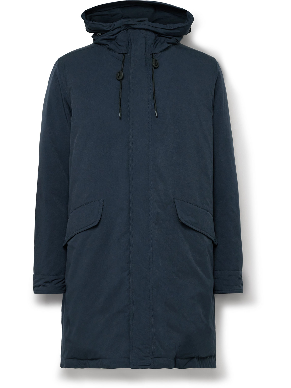ASPESI - Padded Shell Hooded Parka - Men - Blue - S