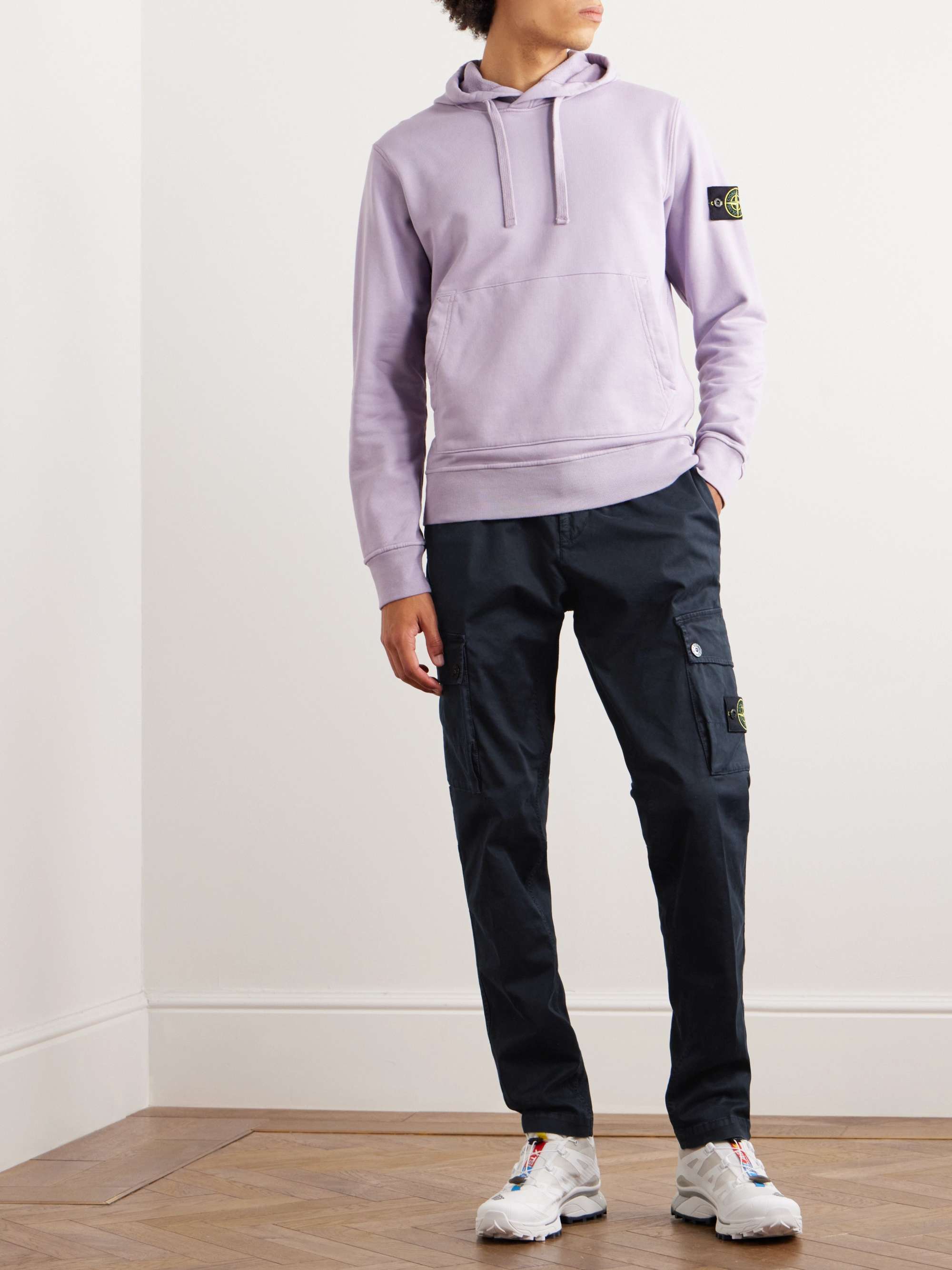 Stone Island 63251 Cargo Joggers Lilac V0064