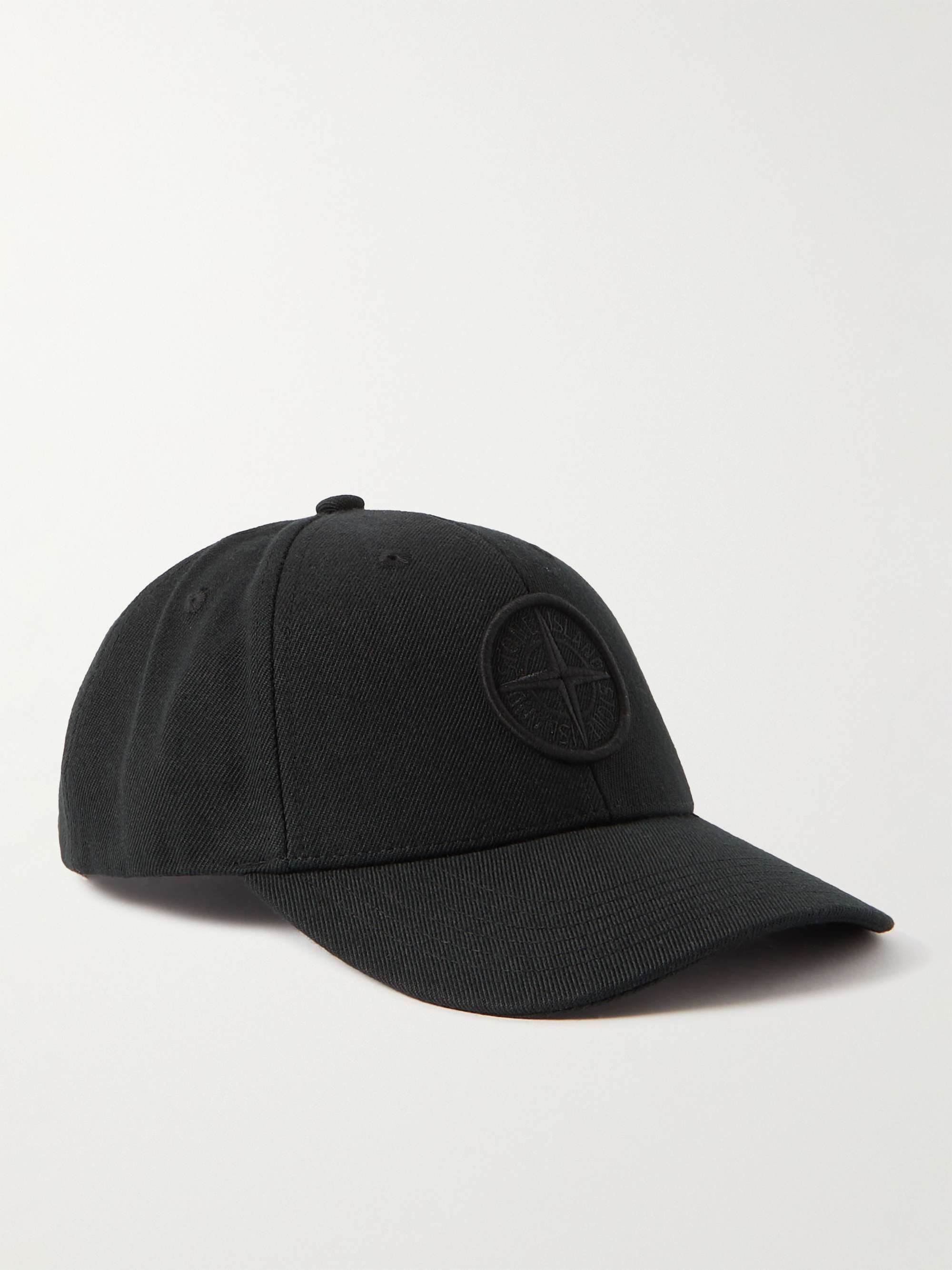 STONE ISLAND Logo-Embroidered Twill Baseball Cap for Men | MR PORTER