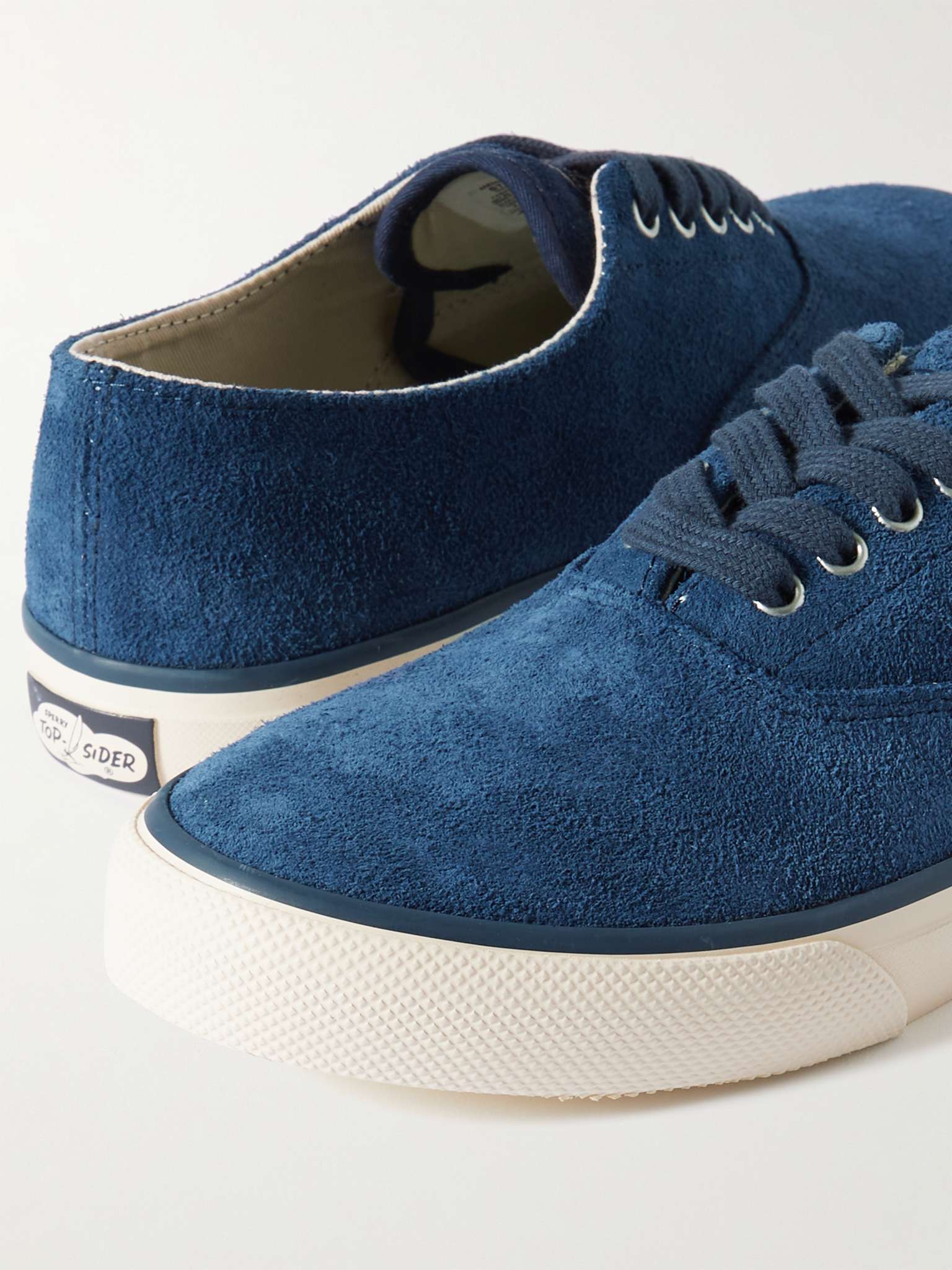Navy + Sperry Suede Sneakers | BEAMS PLUS | MR PORTER