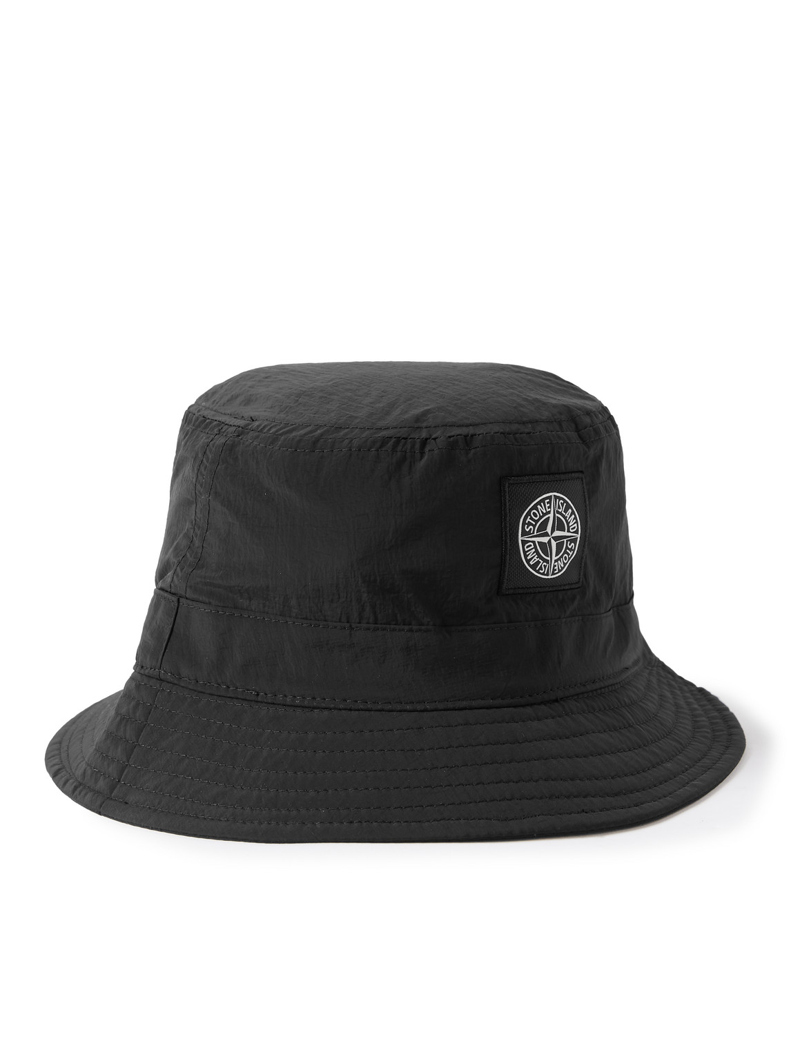 Logo-Appliquéd Shell Bucket Hat