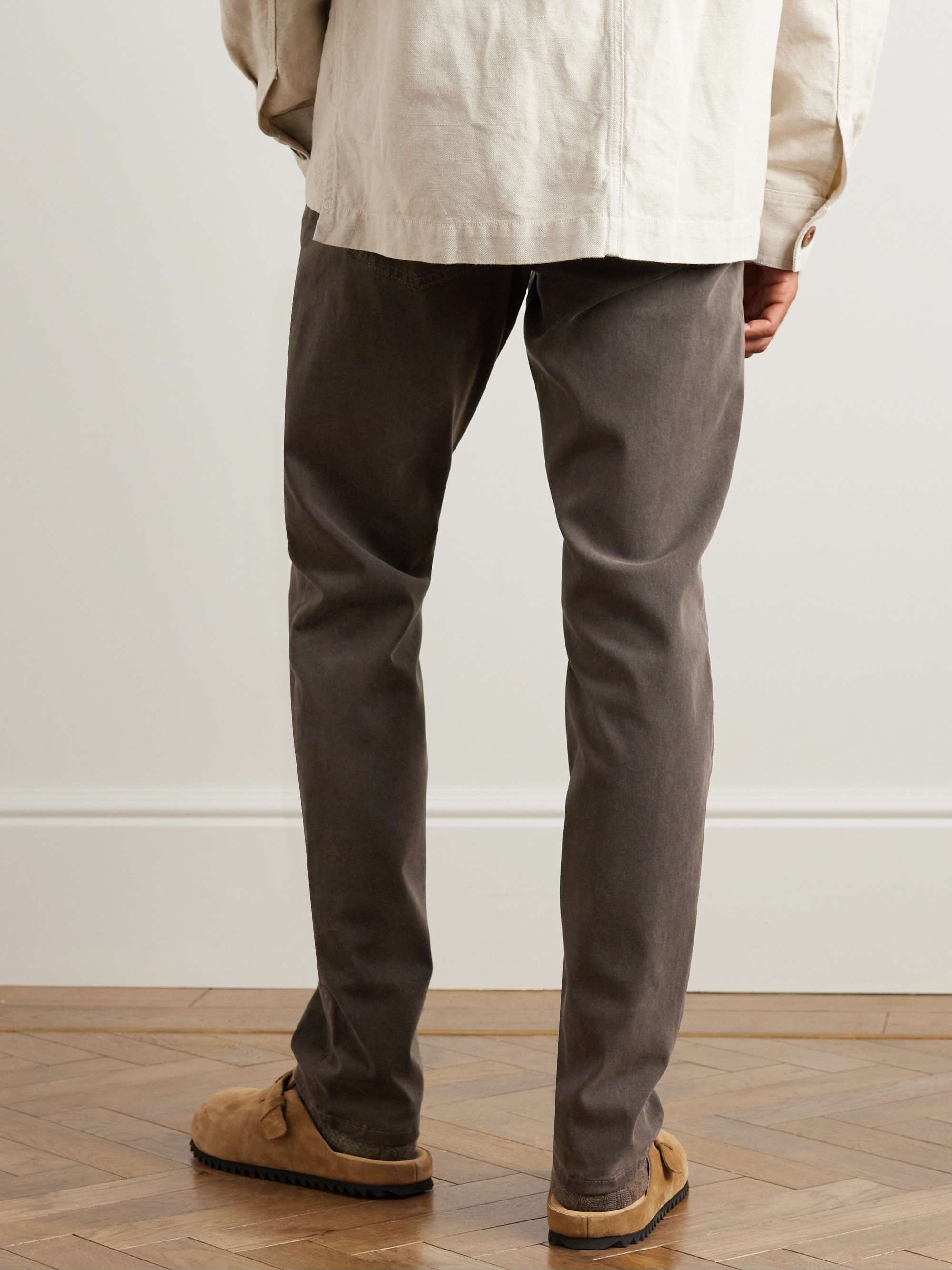 FRAME L'Homme Slim-Fit Stretch Lyocell-Blend Trousers