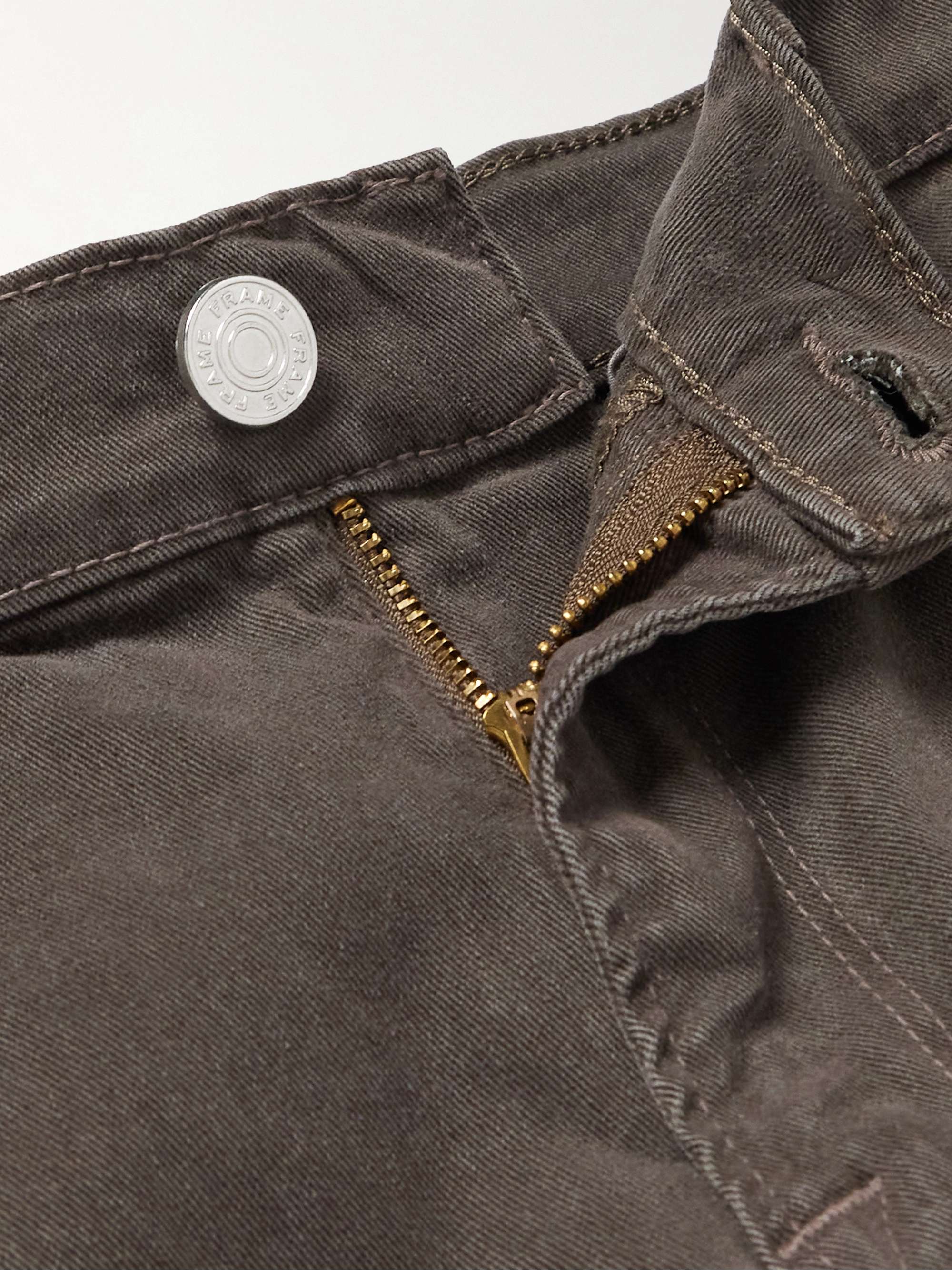 FRAME L'Homme Slim-Fit Stretch Lyocell-Blend Trousers