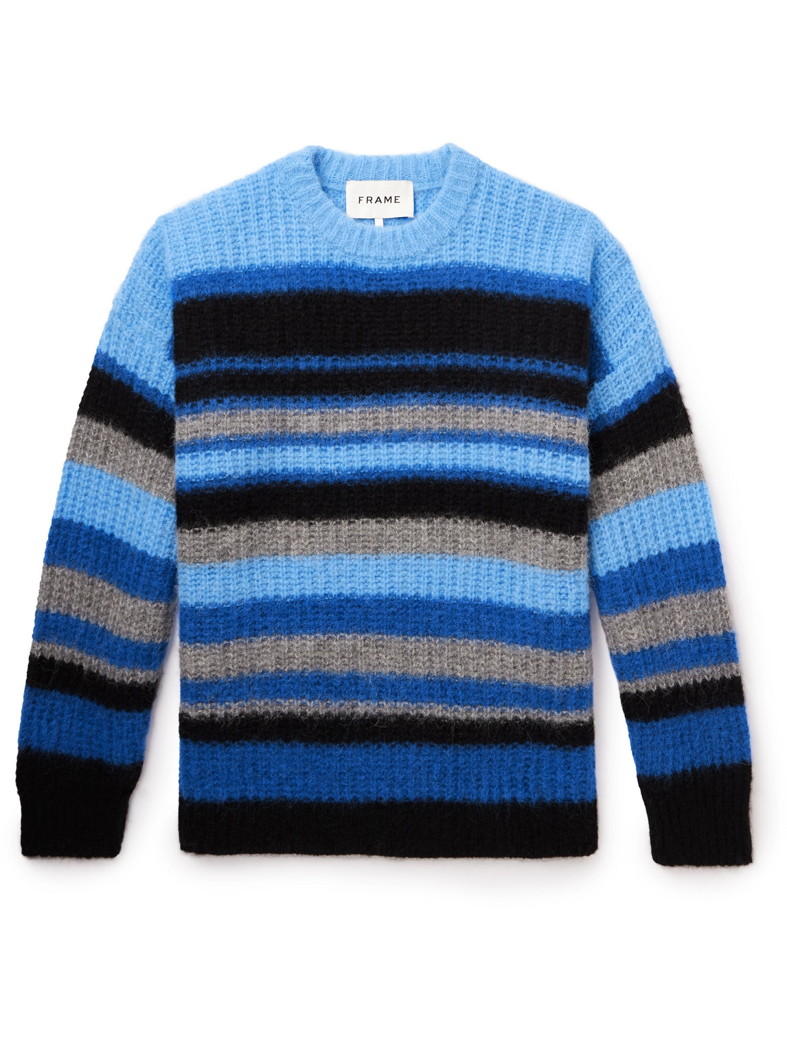 Striped Alpaca-Blend Sweater