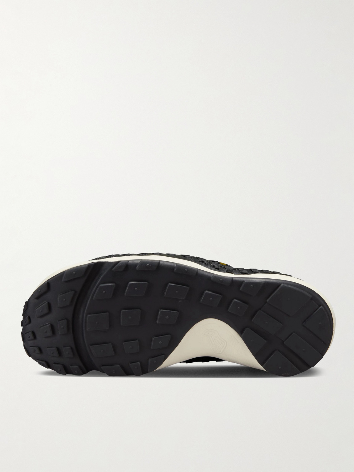 Air Footscape Stretch-Knit and Croc-Effect Leather Sneakers — 2