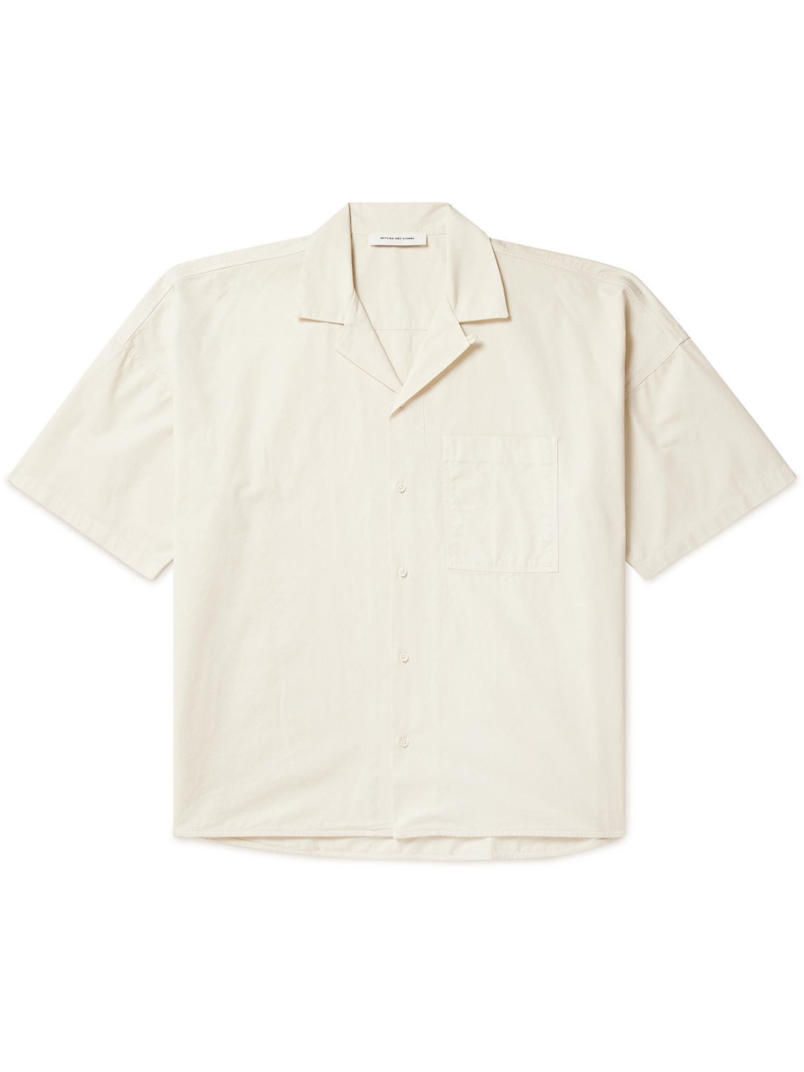 Applied Art Forms PM2-1 Oversized Convertible-Collar Cotton-Twill Shirt