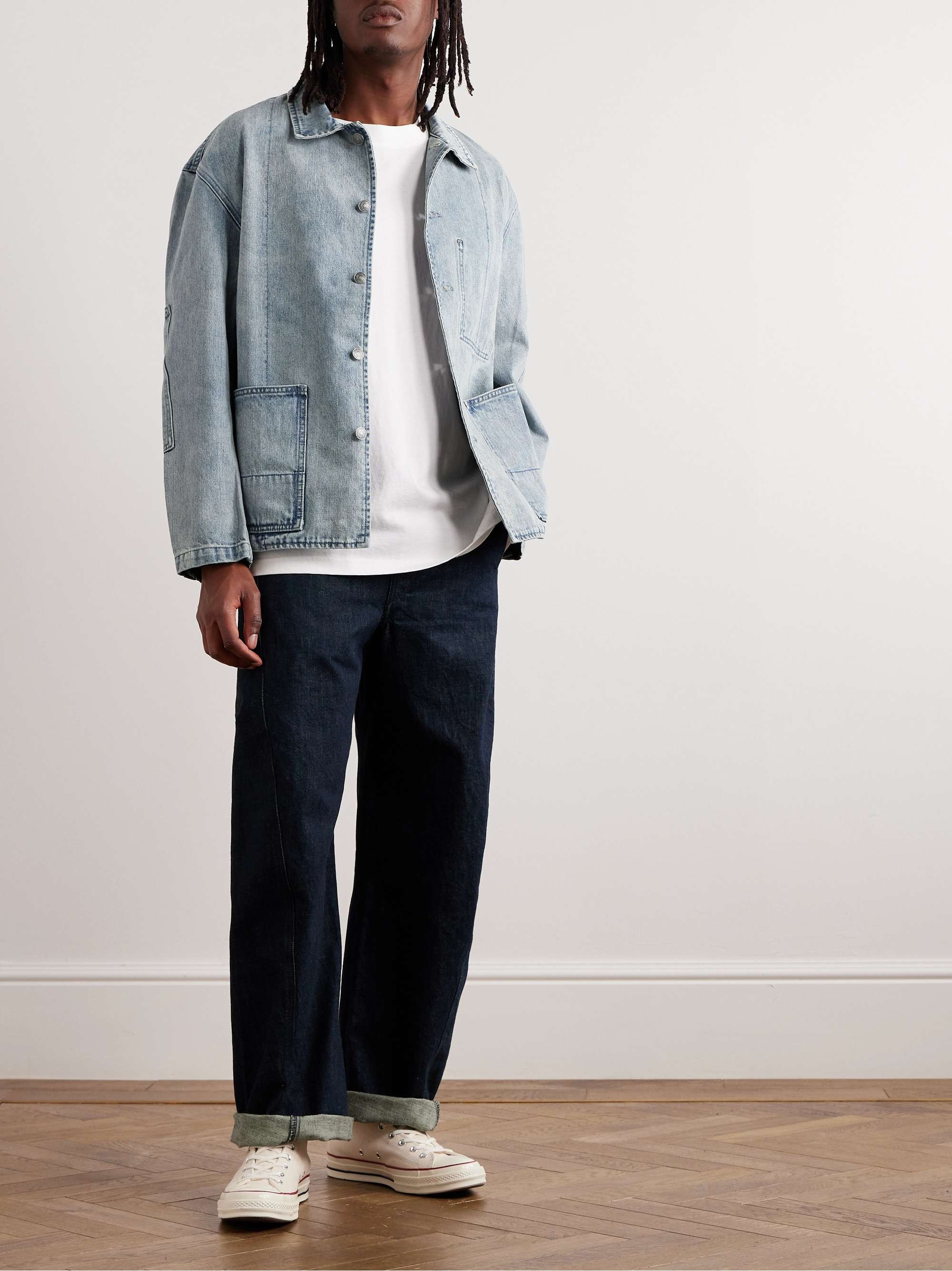 APPLIED ART FORMS Selvedge Denim Chore Jacket for Men | MR PORTER