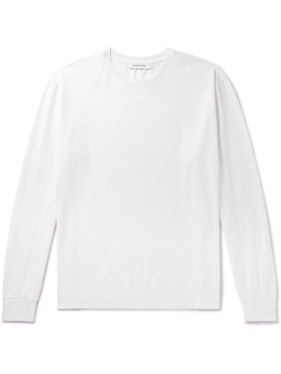 Applied Art Forms LM2-1 Logo-Embroidered Cotton-Jersey T-Shirt
