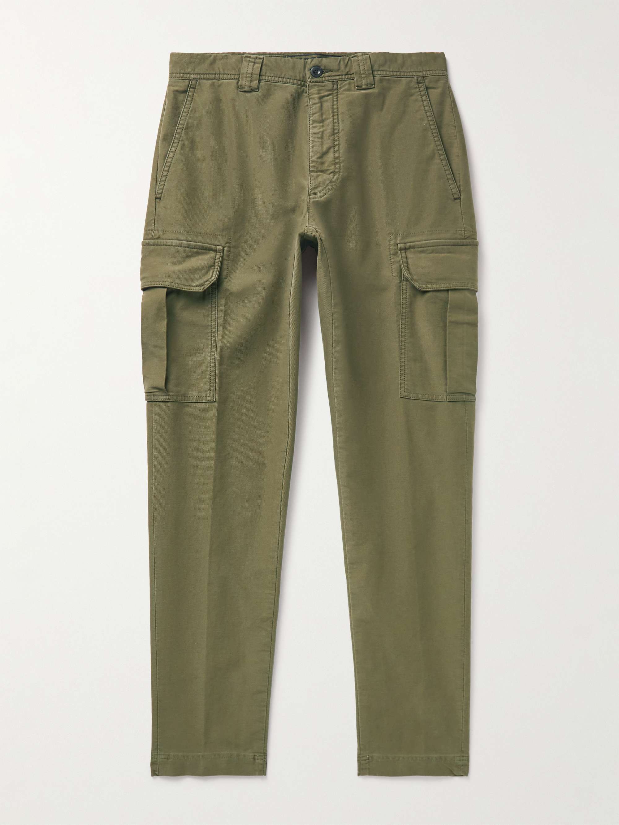 INCOTEX Tapered Tricochino Cargo Trousers for Men | MR PORTER