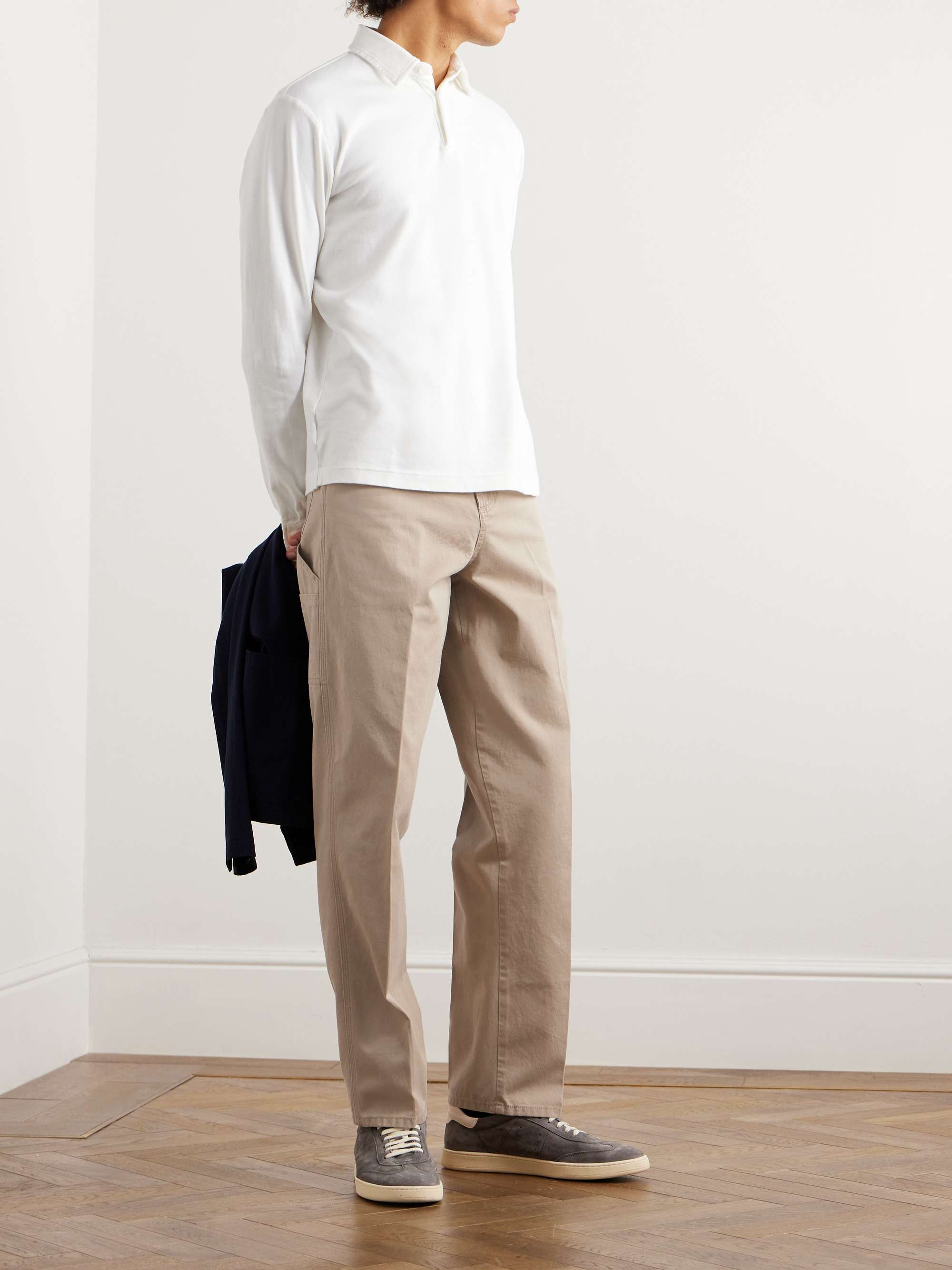 INCOTEX Stretch-Cotton Jersey Trousers for Men | MR PORTER