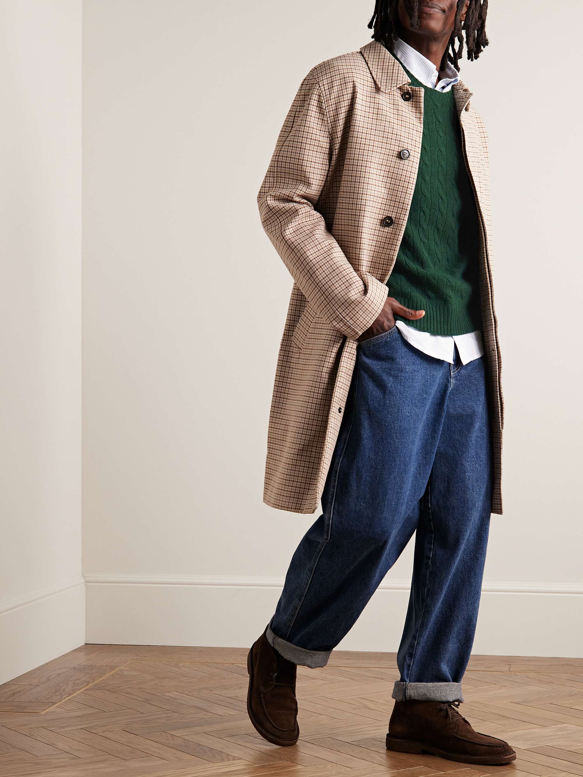 POLO RALPH LAUREN Cable-Knit Wool and Cashmere-Blend Sweater