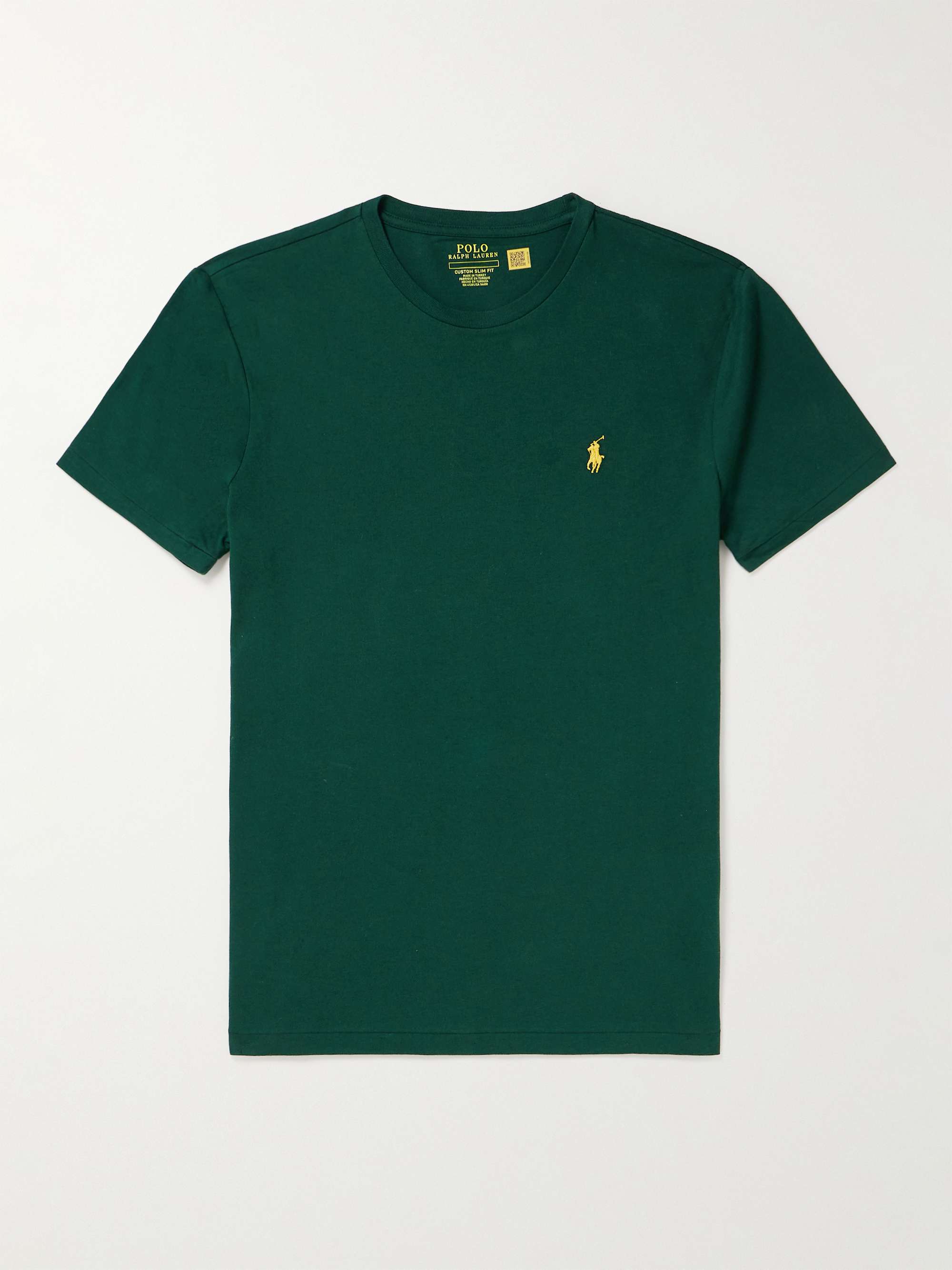 POLO RALPH LAUREN Logo-Embroidered Cotton-Jersey T-Shirt for Men
