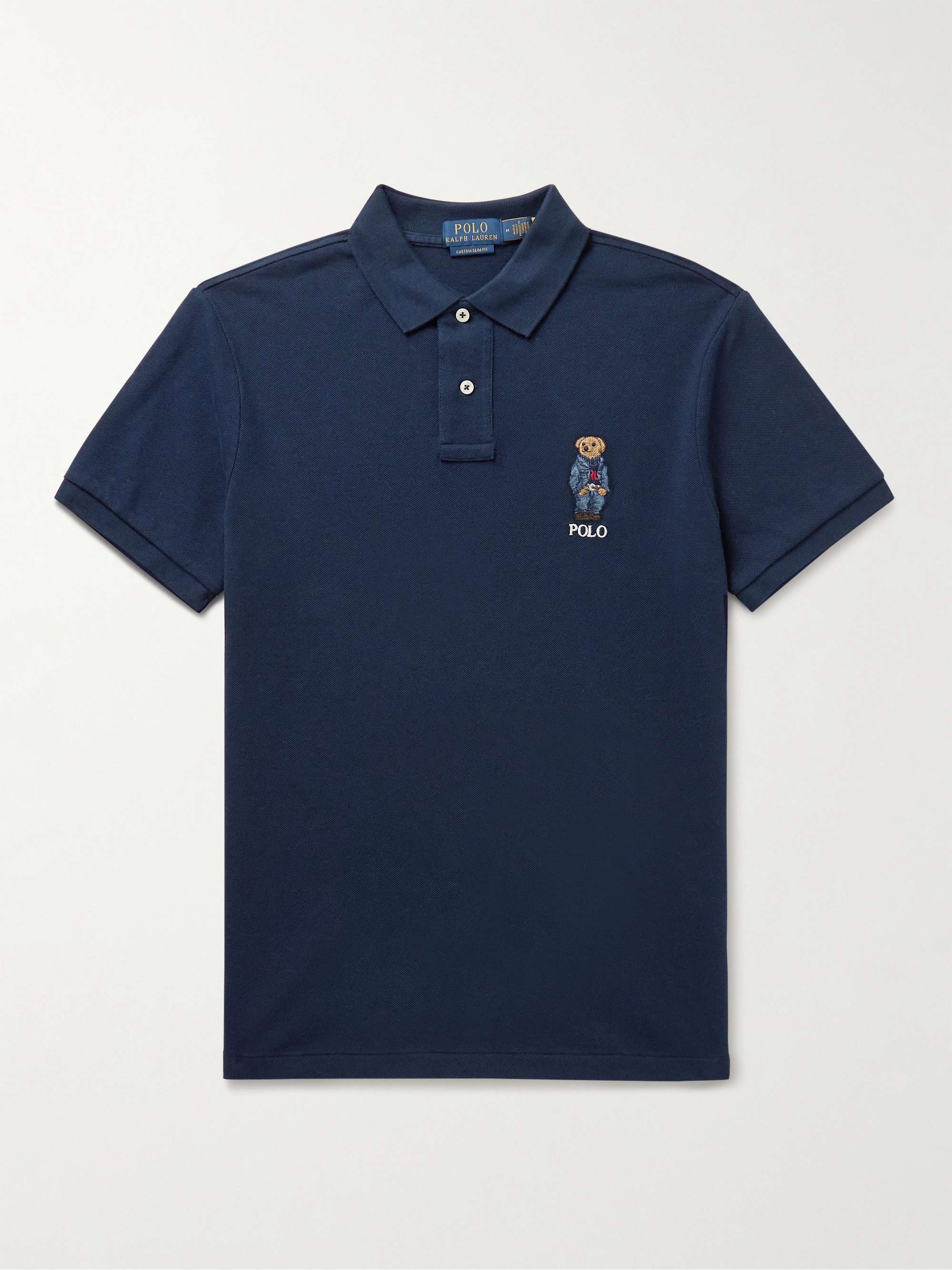 Polo Ralph Lauren - Wimbledon Logo-Embroidered Appliquéd Cotton