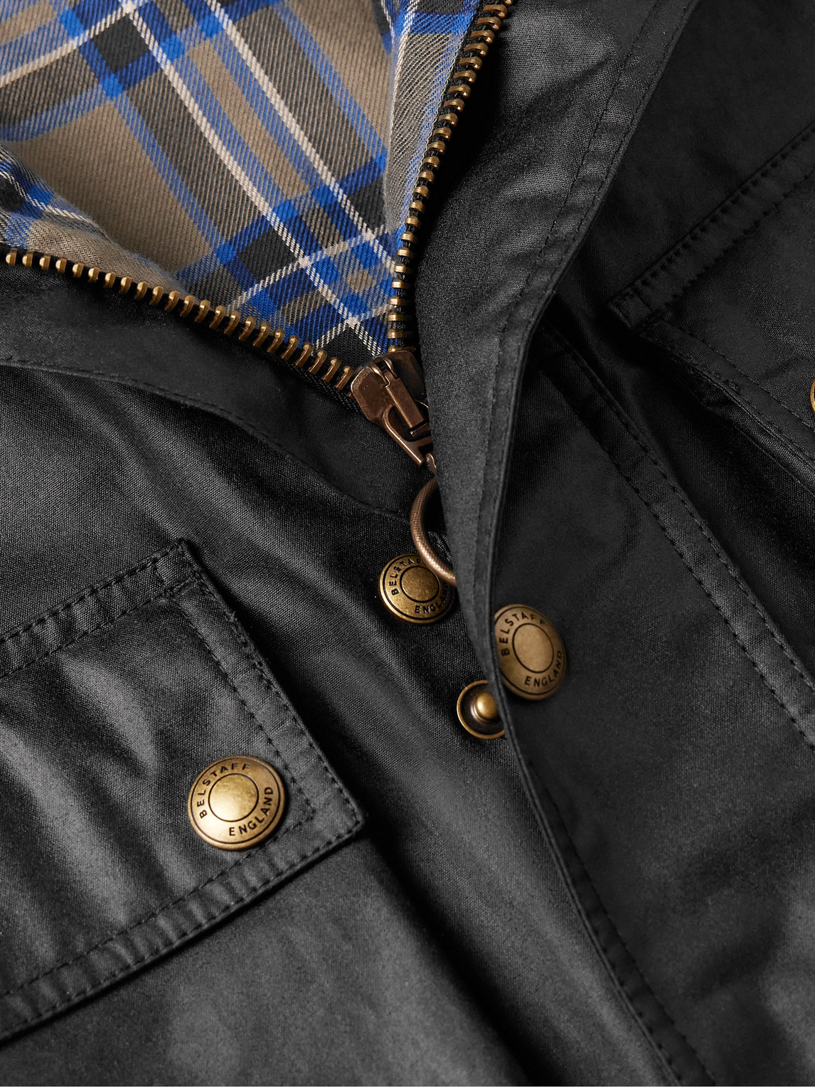 Belstaff Black Trialmater Jacket In Black