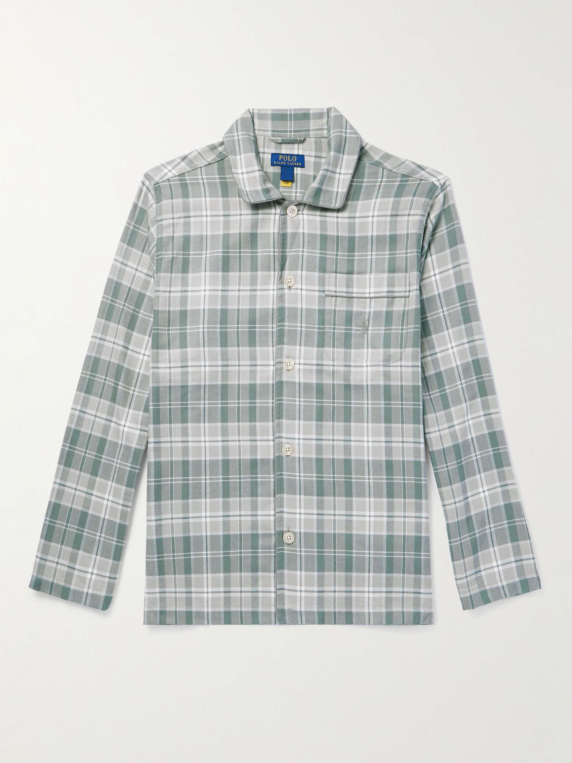 POLO RALPH LAUREN Checked Cotton-Flannel Pyjama Set for Men