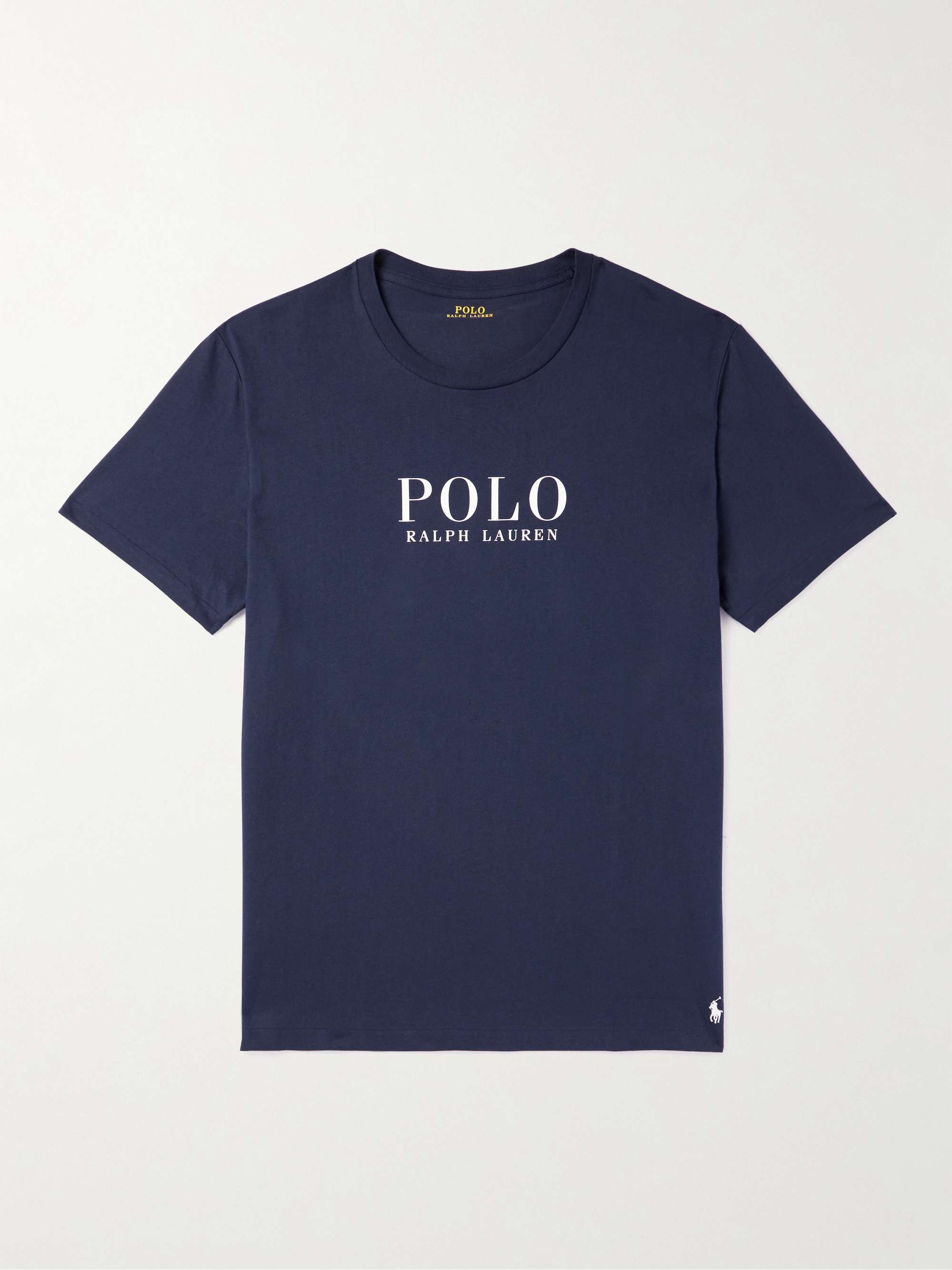 POLO RALPH LAUREN Logo-Print Cotton-Jersey Pyjama T-Shirt for Men | MR ...