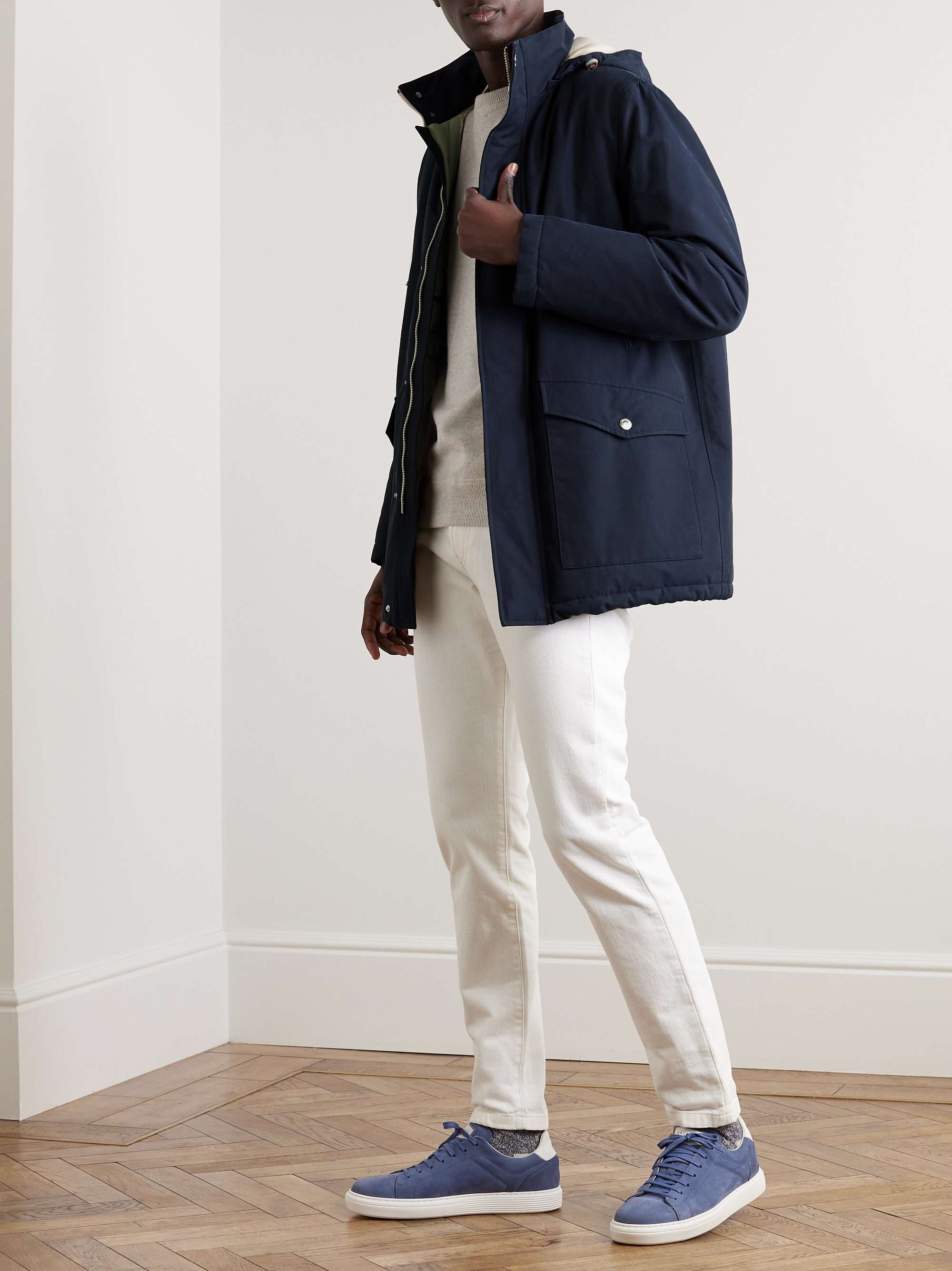 BRUNELLO CUCINELLI Padded Cotton-Blend Parka | MR PORTER