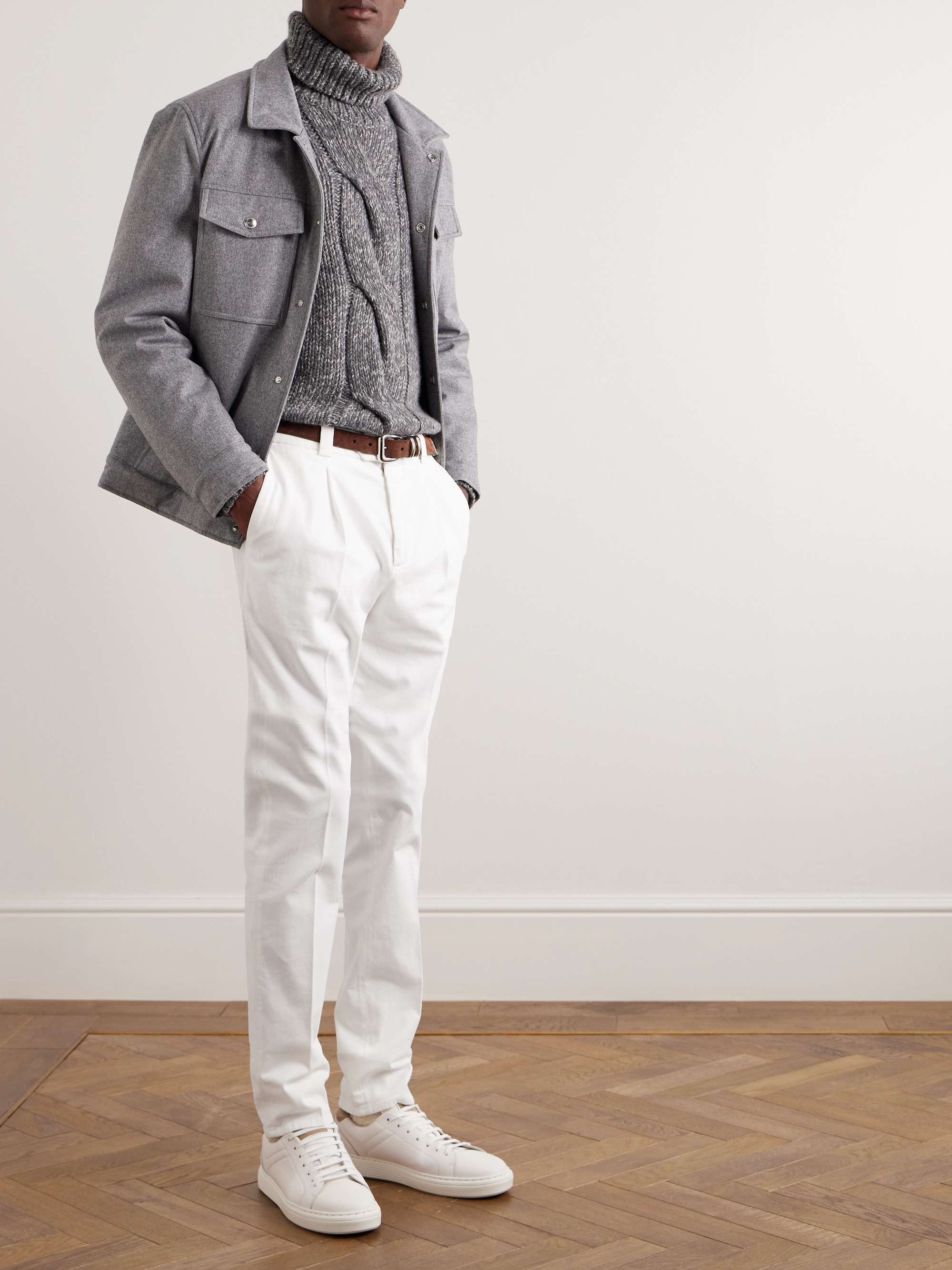 Officine Generale Stefano bomber jacket - Grey