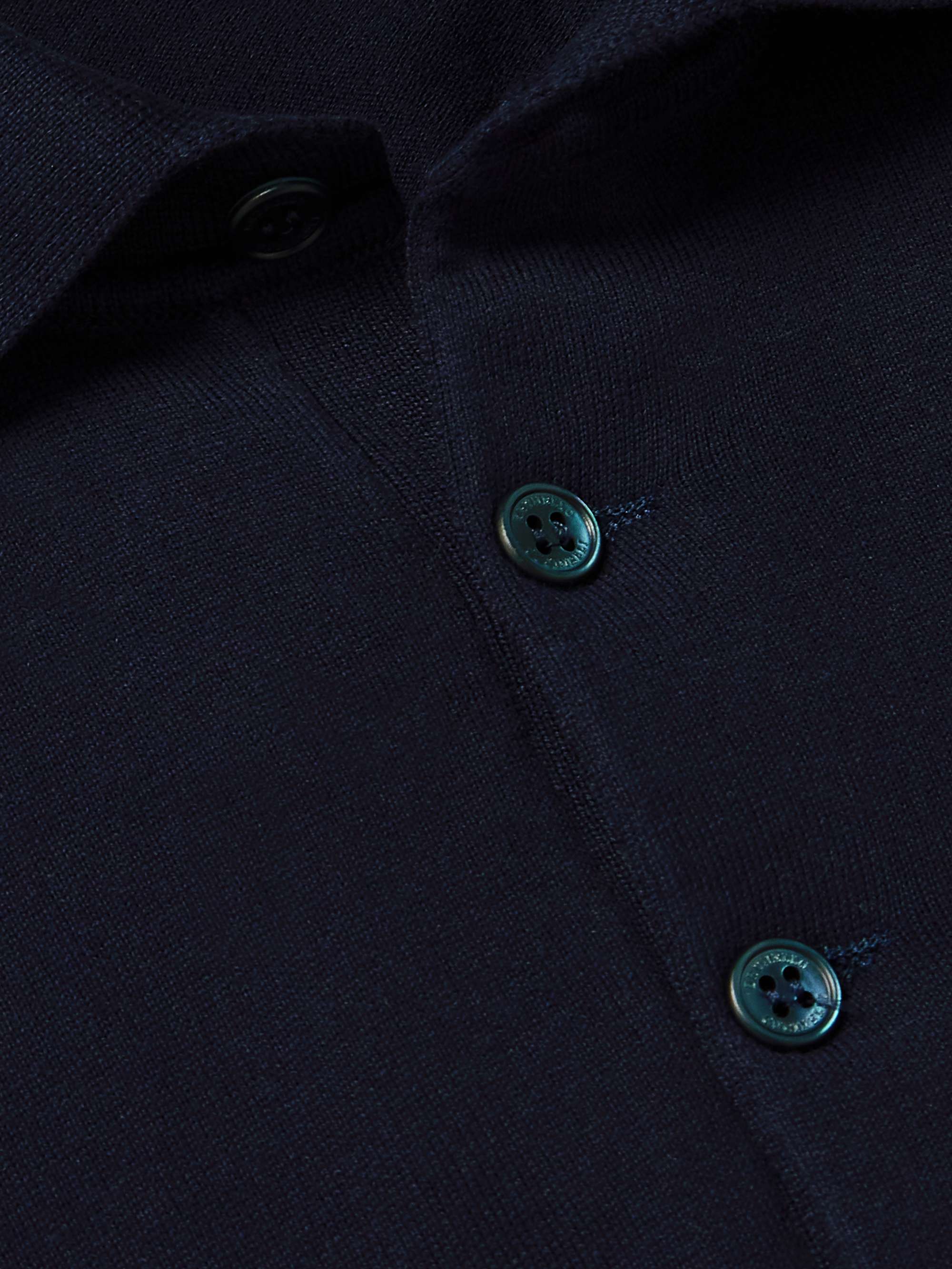 BRUNELLO CUCINELLI Knitted Cotton Polo Shirt