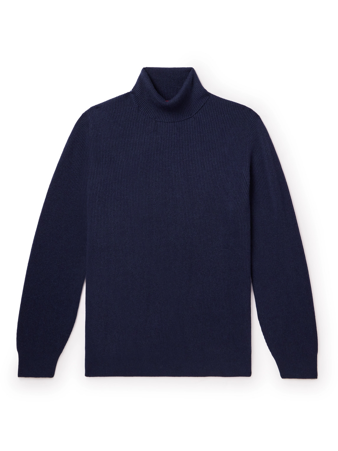 Ribbed Cashmere Rollneck Sweater