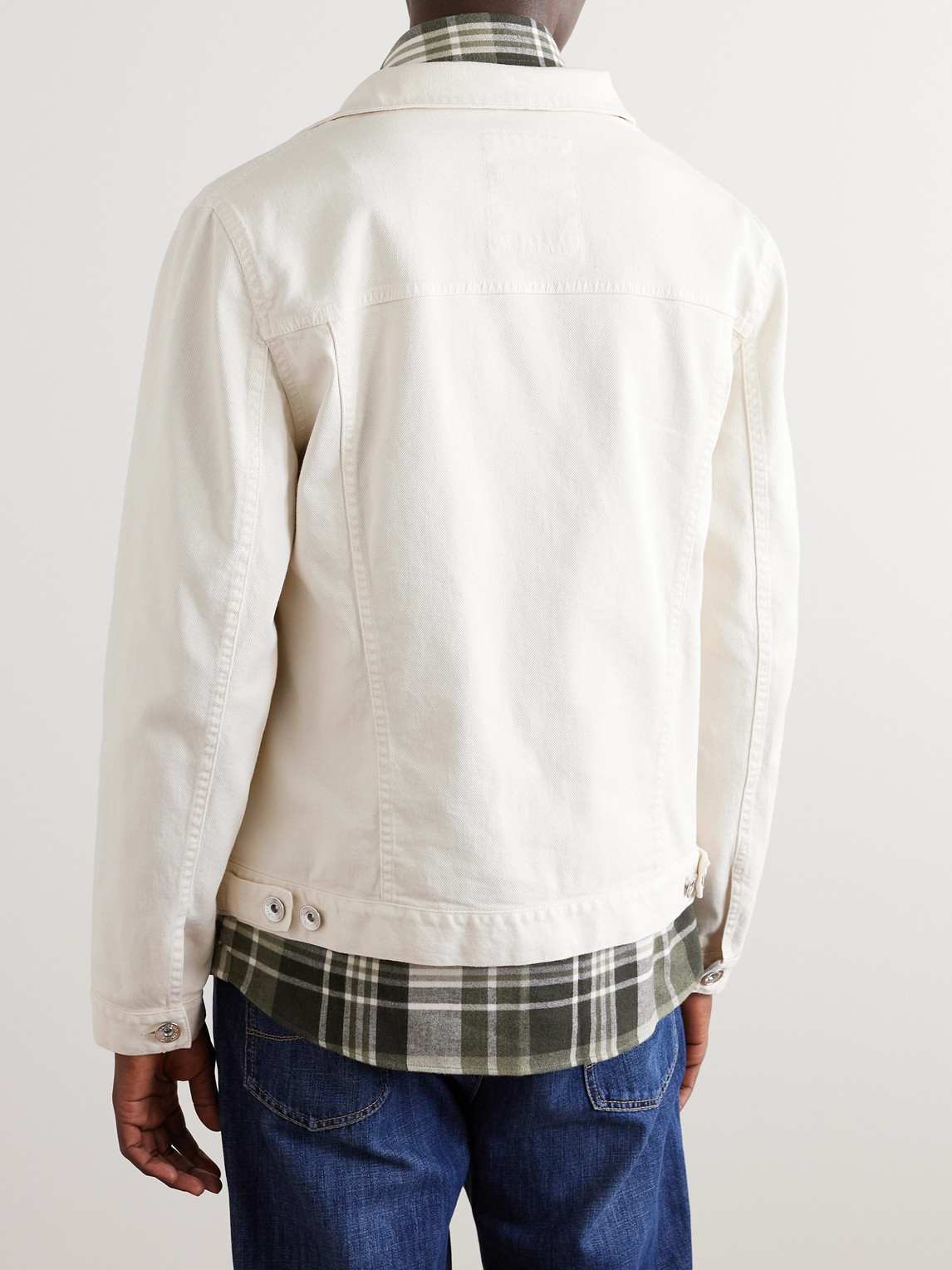  Brunello Cucinelli - Denim Jacket - Men - Neutrals - It 58 