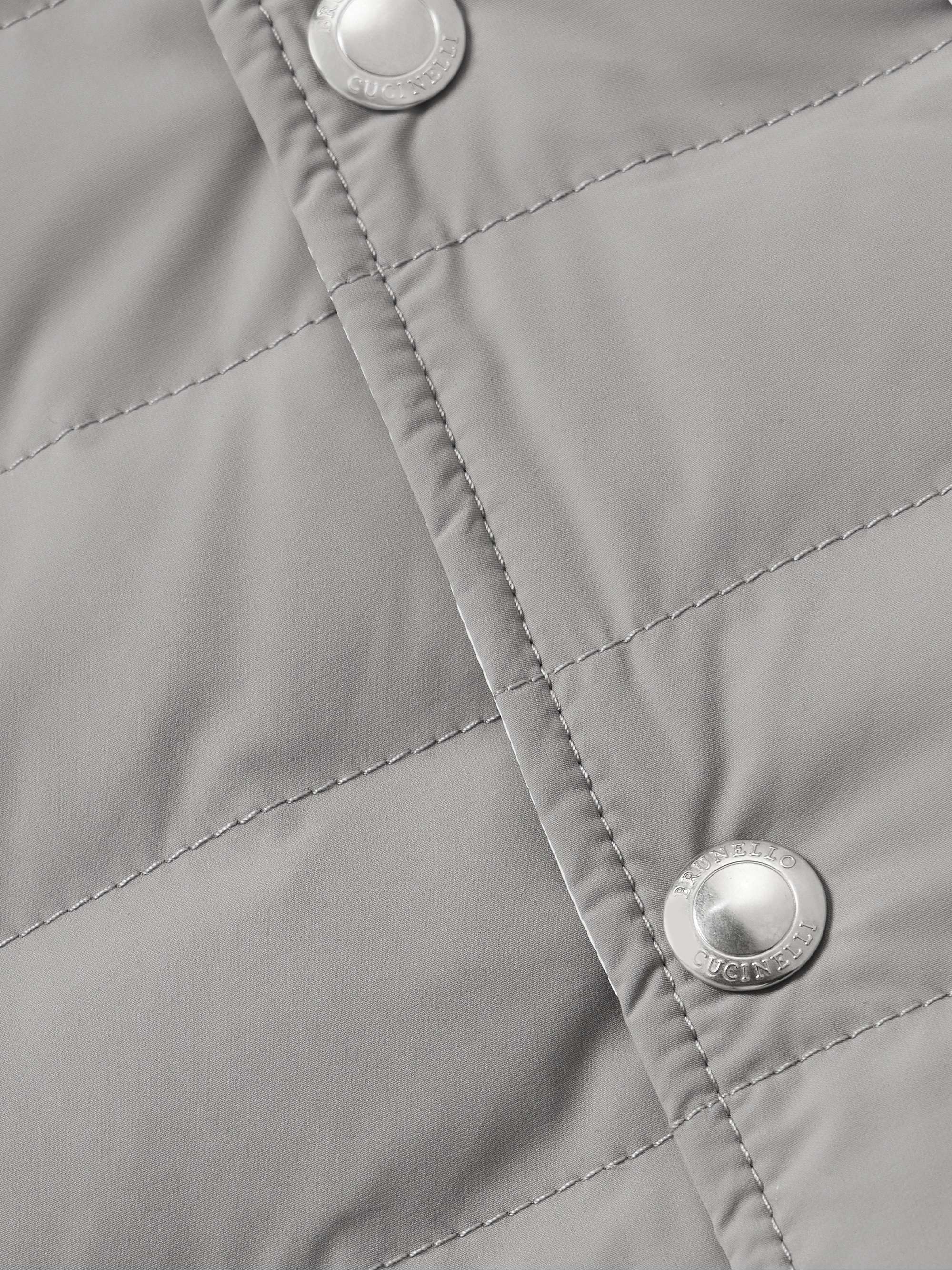 BRUNELLO CUCINELLI Quilted Nylon Down Gilet