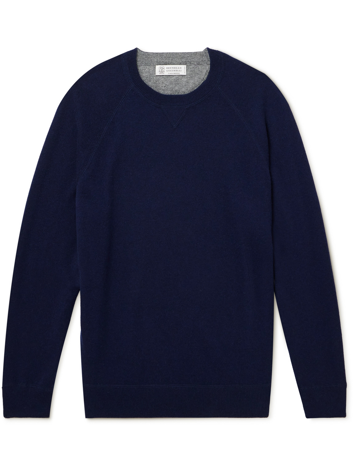 Brunello Cucinelli Cashmere Sweater In Blue