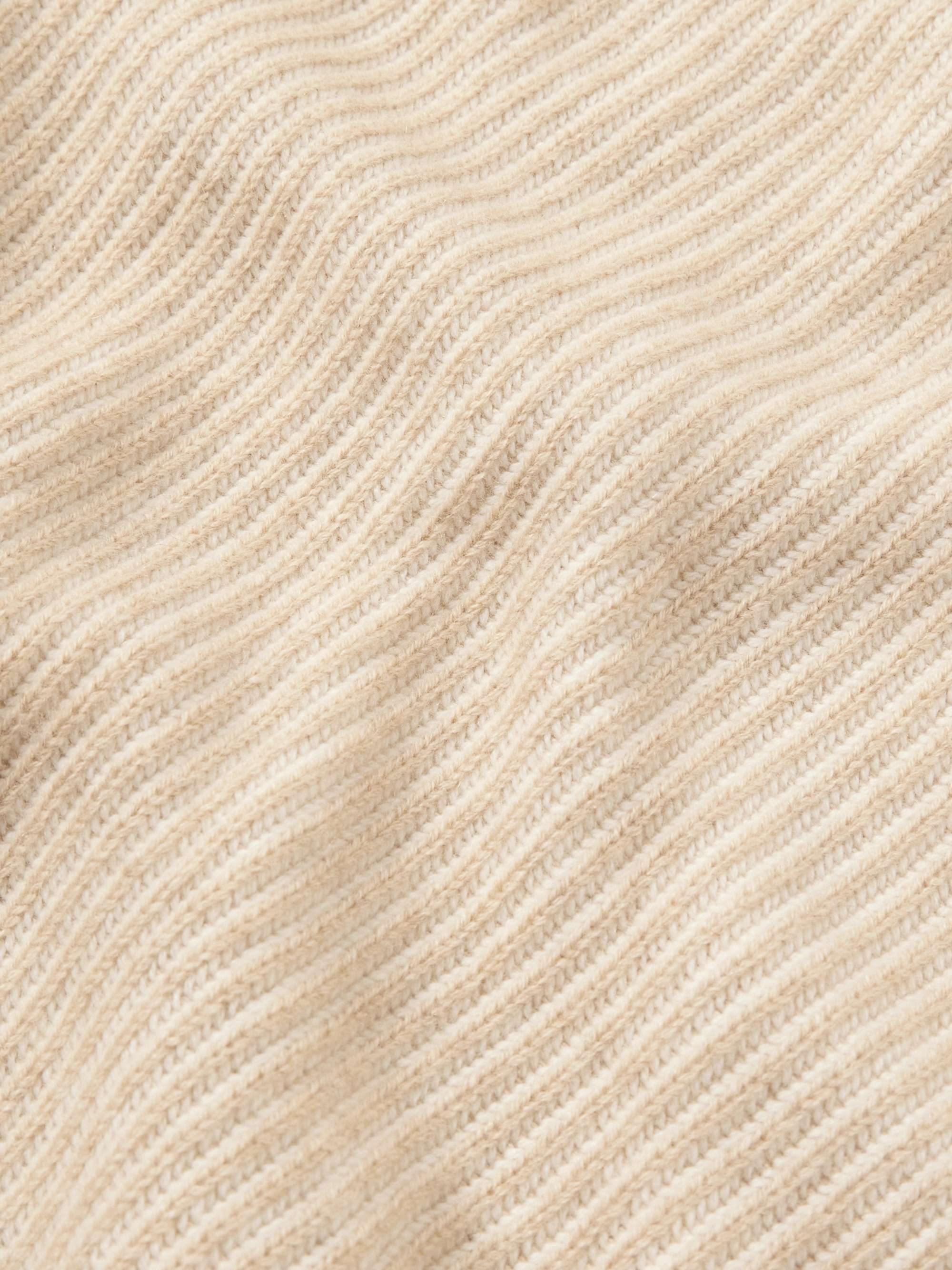 BRUNELLO CUCINELLI Striped Ribbed Cashmere Sweater