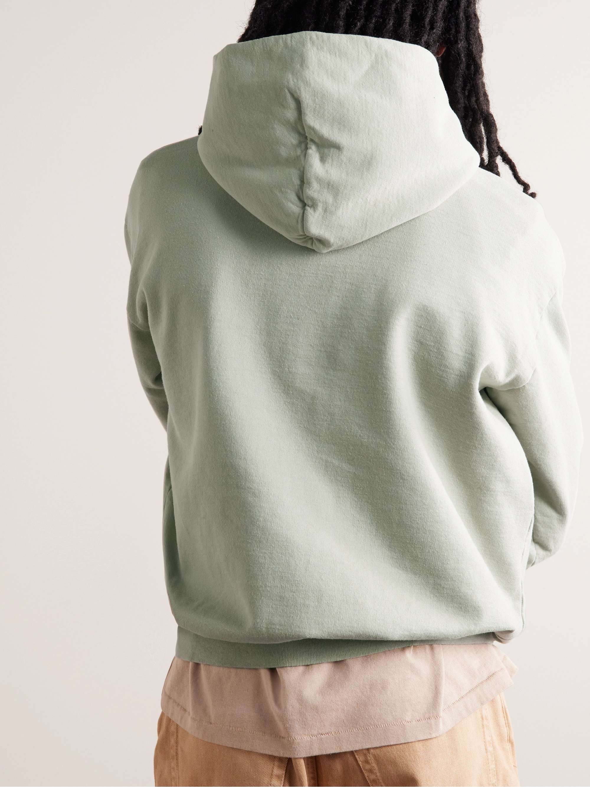 LOCAL AUTHORITY LA Reefer Room Printed Cotton-Jersey Hoodie
