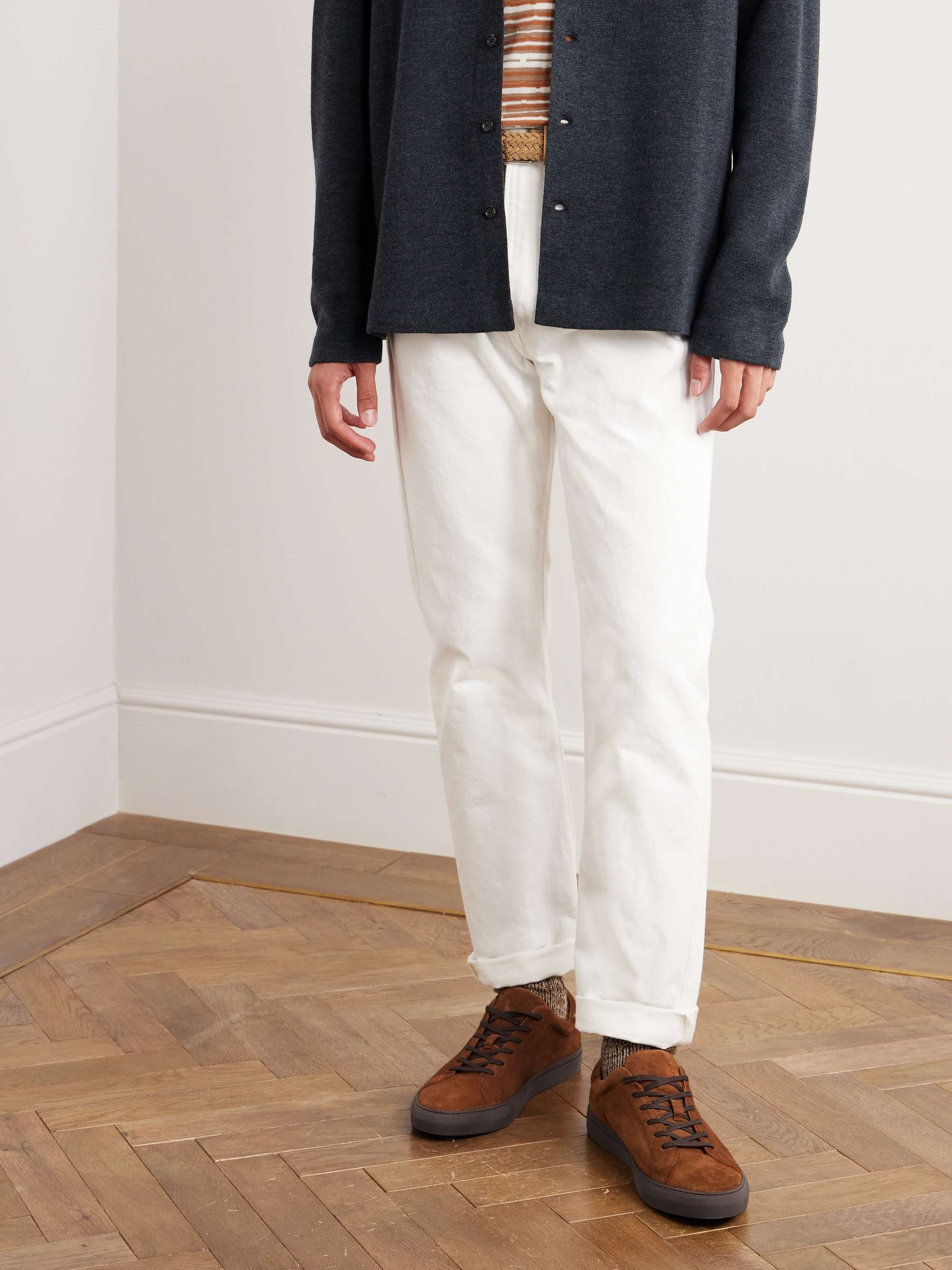 polo ralph lauren jermain tiger calfskin sneaker