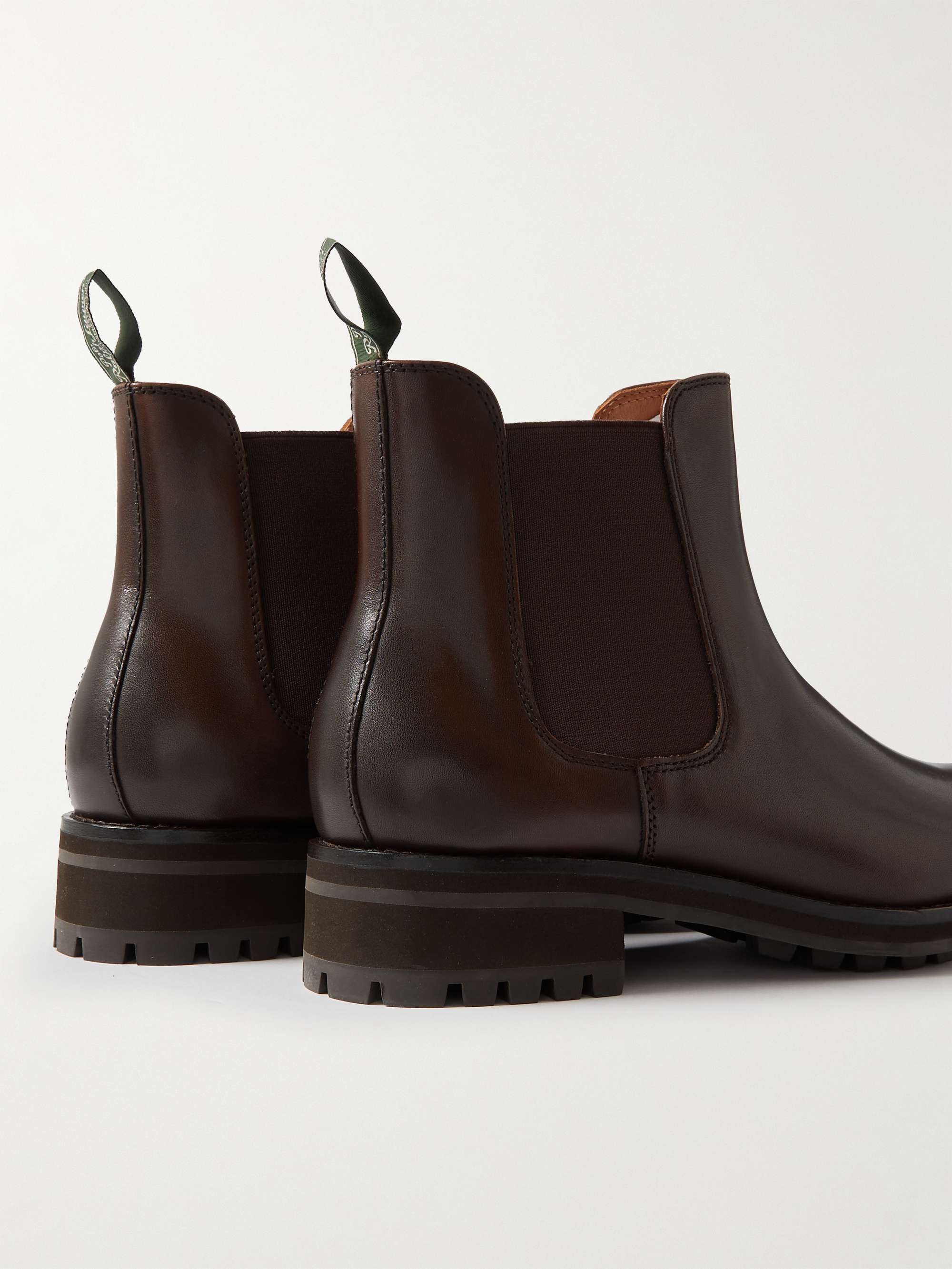 POLO RALPH LAUREN Bryson Leather Chelsea Boots for Men | MR PORTER