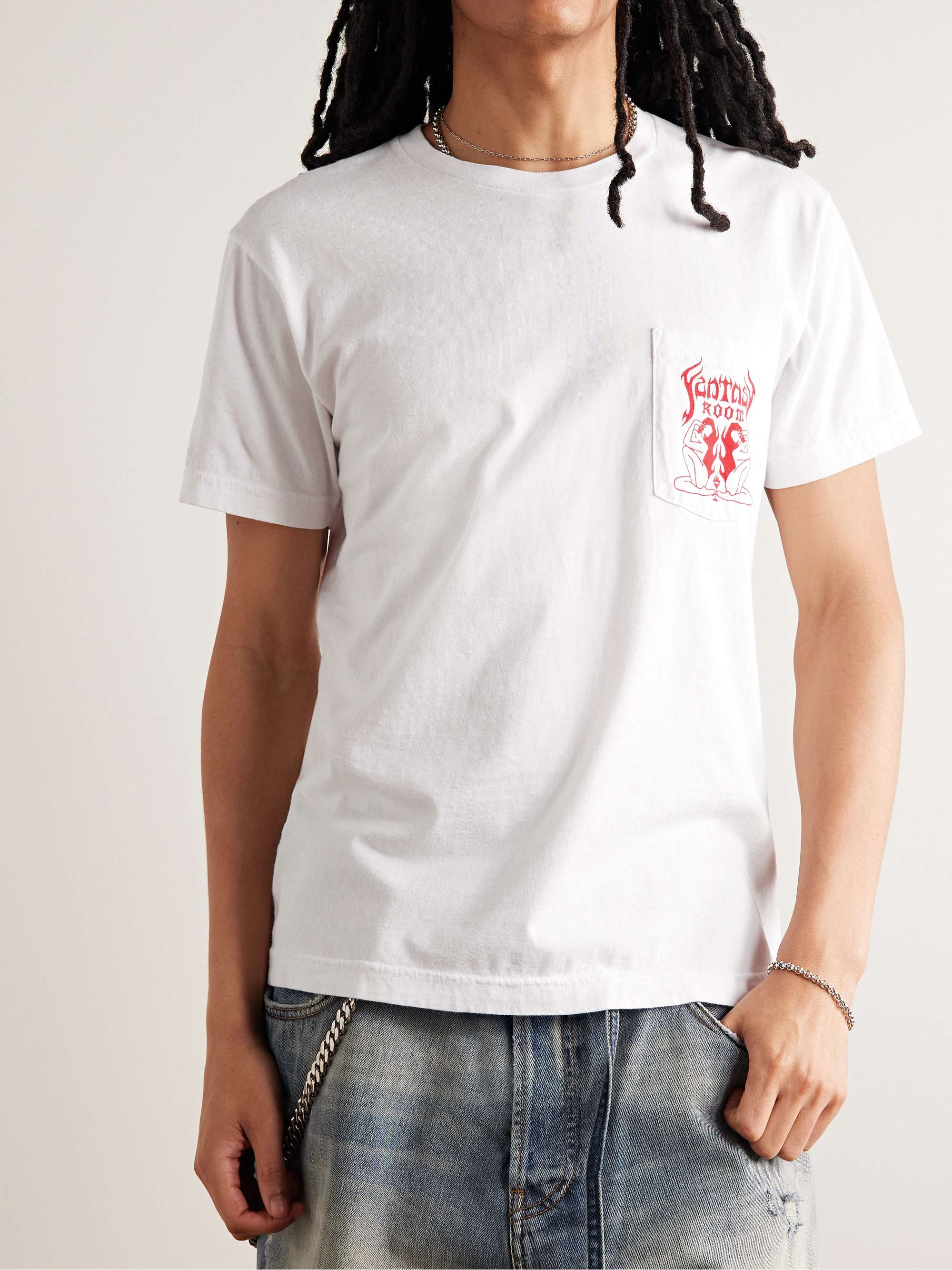 LOCAL AUTHORITY LA Fantasy Room Printed Cotton-Jersey T-Shirt