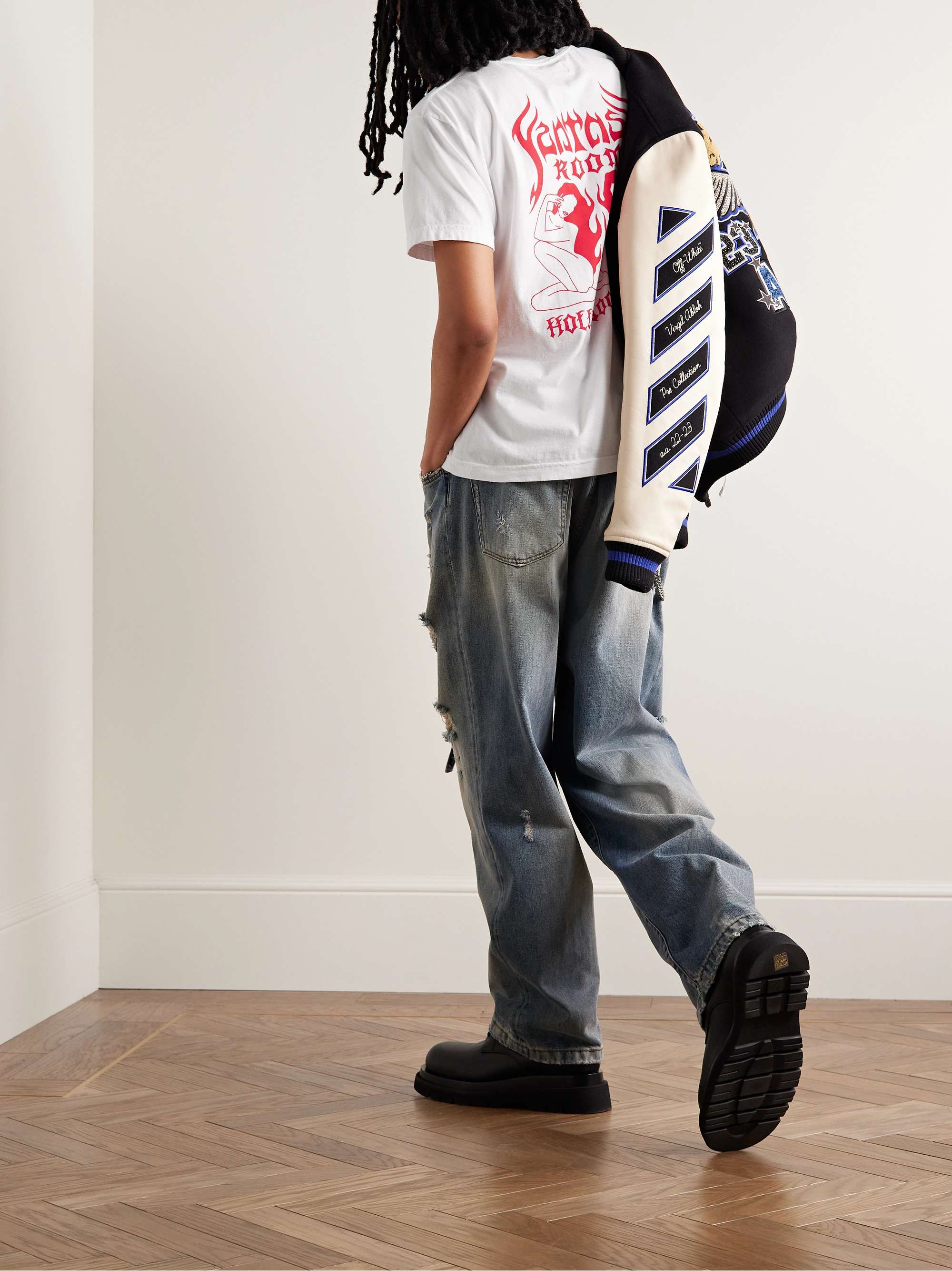 LOCAL AUTHORITY LA Fantasy Room Printed Cotton-Jersey T-Shirt