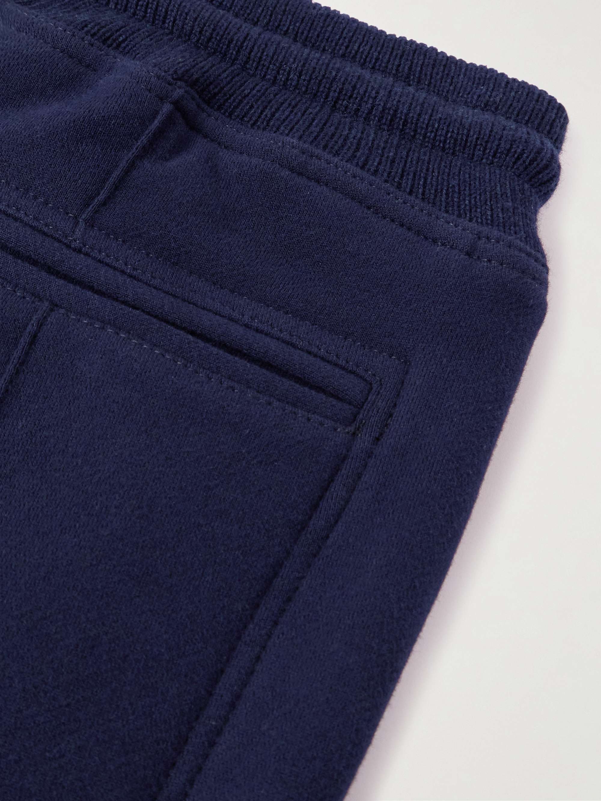 BRUNELLO CUCINELLI Tapered Cotton-Jersey Sweatpants for Men | MR PORTER