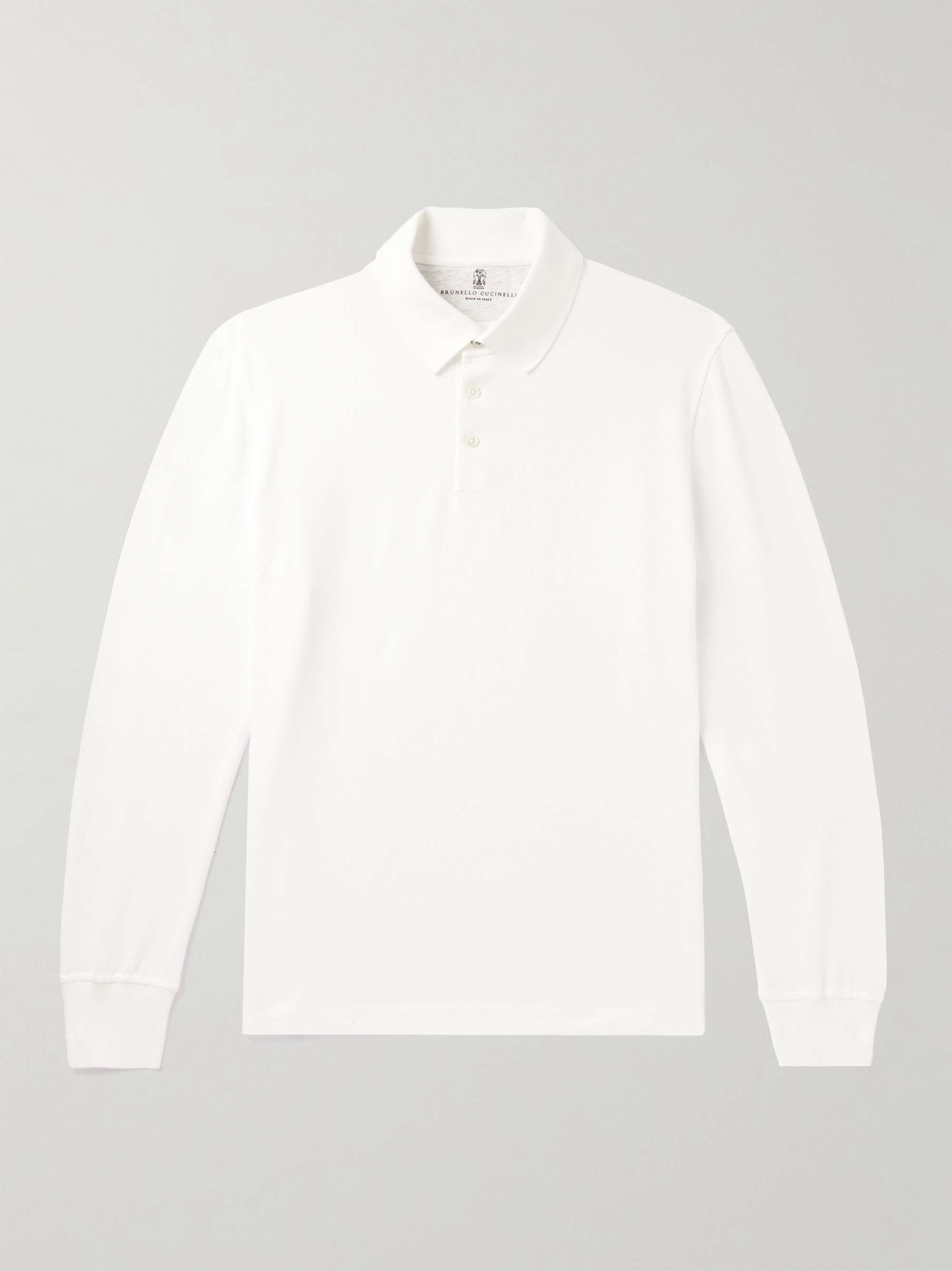 BRUNELLO CUCINELLI Cotton Pique Polo Shirt for Men MR PORTER