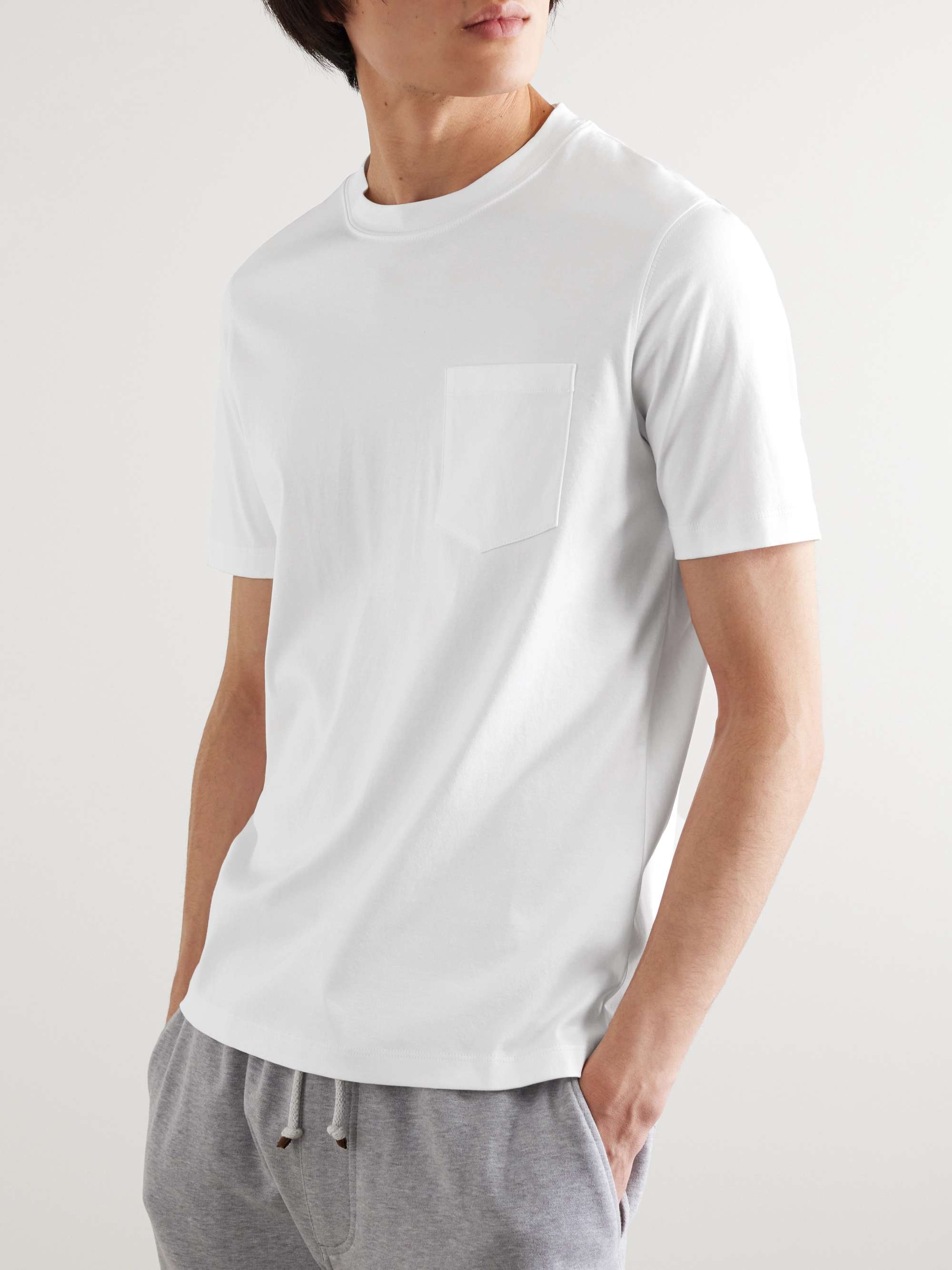 BRUNELLO CUCINELLI Cotton-Jersey T-Shirt for Men | MR PORTER