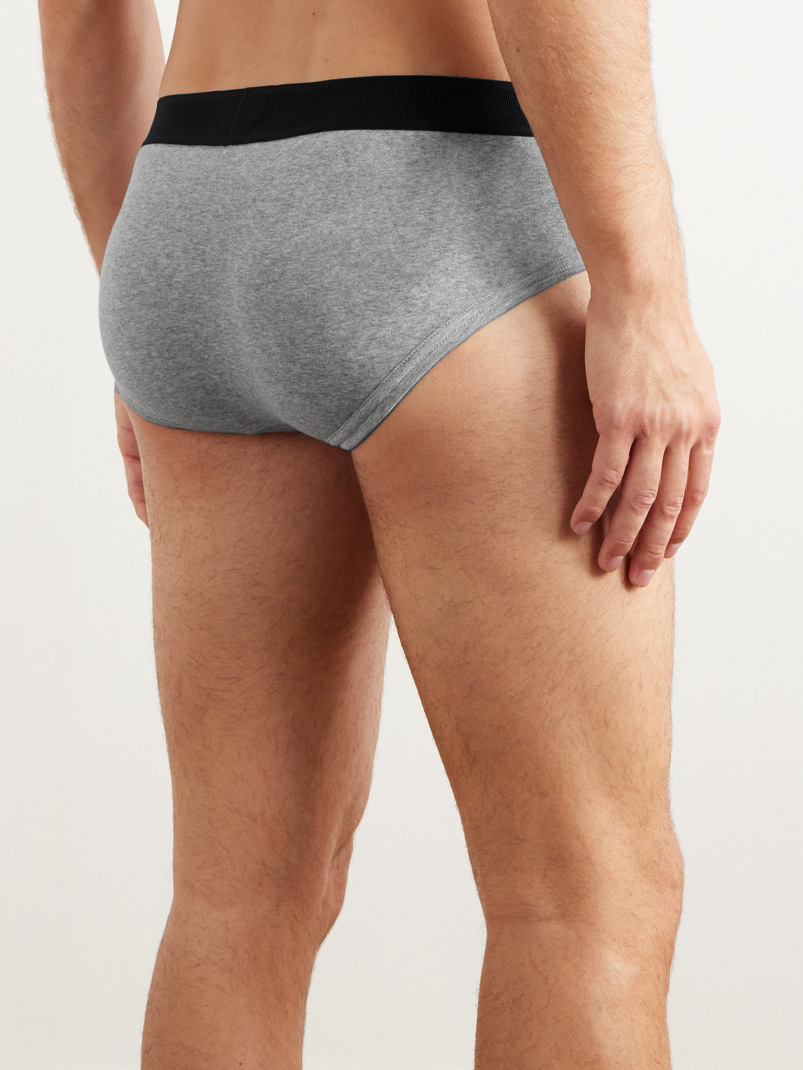 Shop Tom Ford Two-pack Stretch-cotton Briefs In Unknown