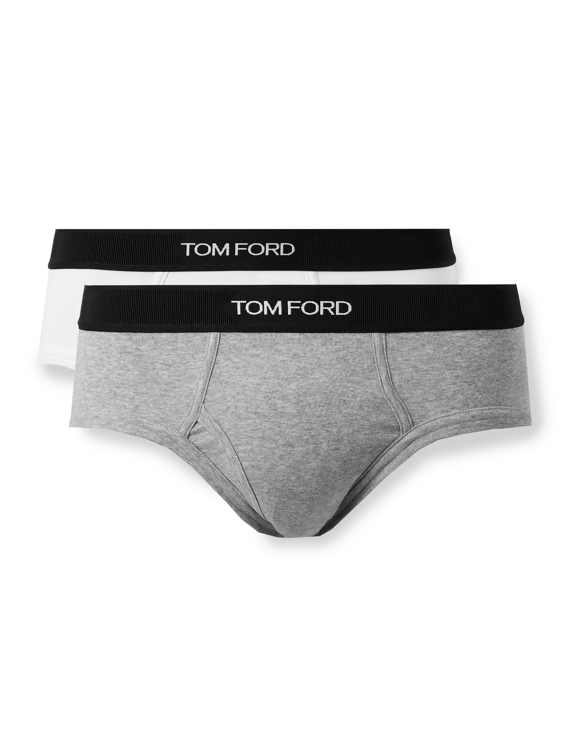Tom Ford Two-pack Stretch-cotton Briefs In Unknown