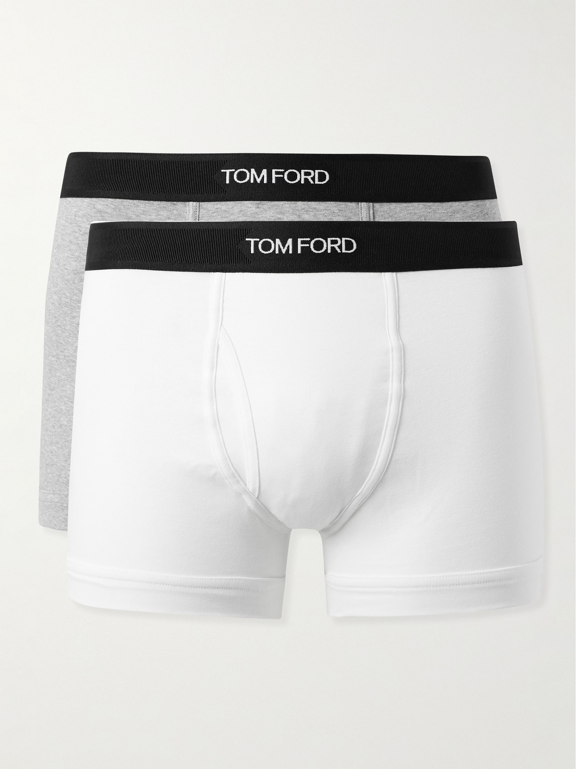 Tom Ford Two-Pack tretch-Cotton Jersey Boxer Briefs - Men