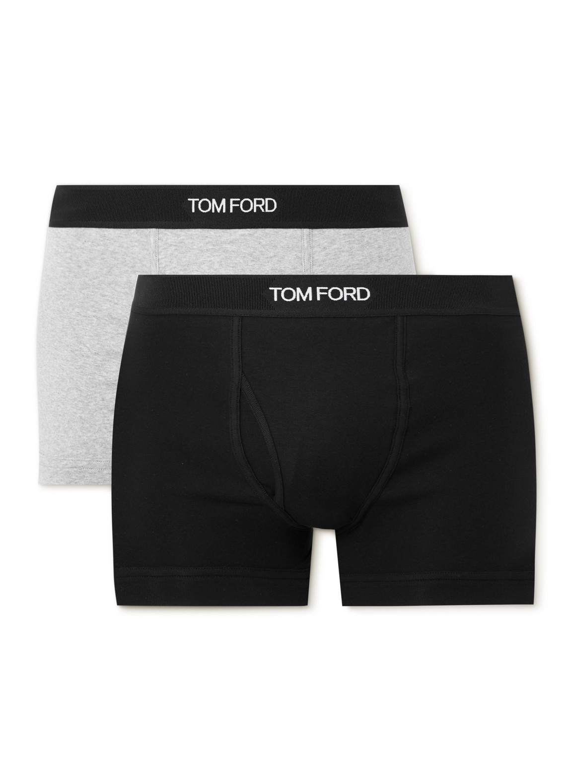 Tom Ford Two-pack Stretch-cotton Jersey Boxer Briefs In Multi