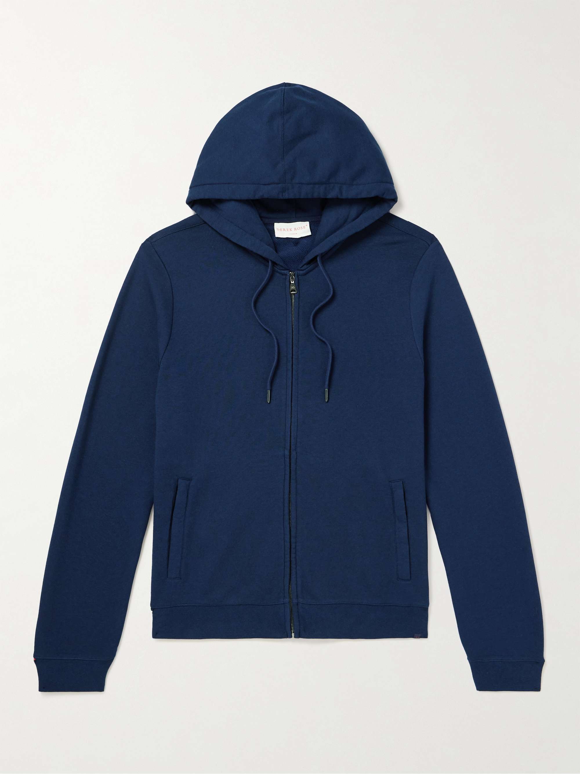 DEREK ROSE Quinn Cotton and Modal-Blend Jersey Zip-Up Hoodie for Men ...