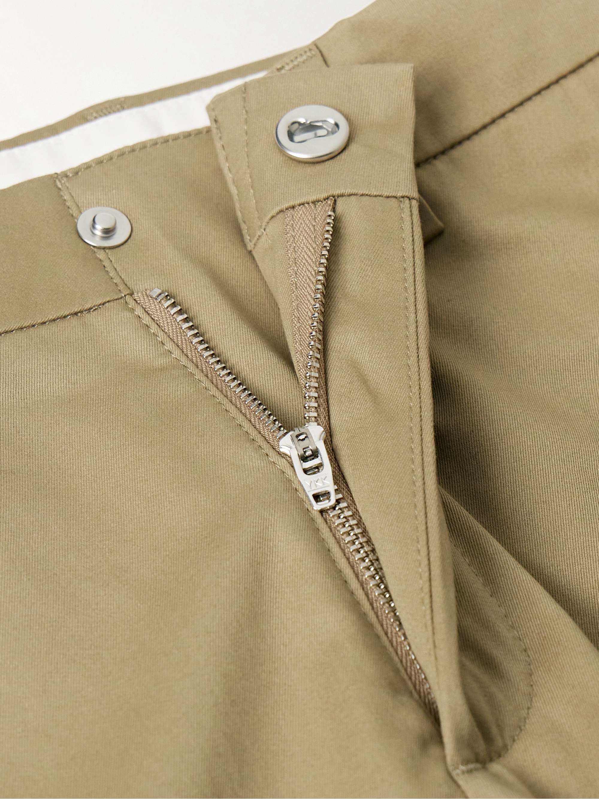 DUNHILL Straight-Leg Stretch Cotton and Cashmere-Blend Chinos for Men ...