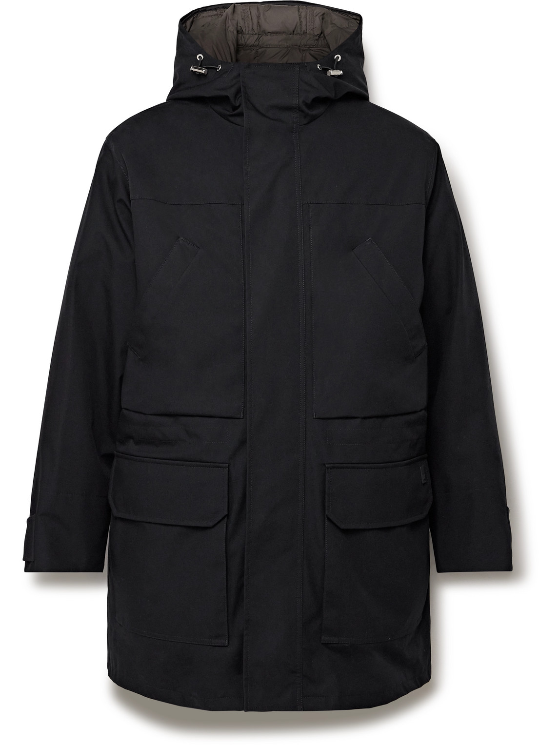 Cotton-Canvas Parka with Detachable Liner