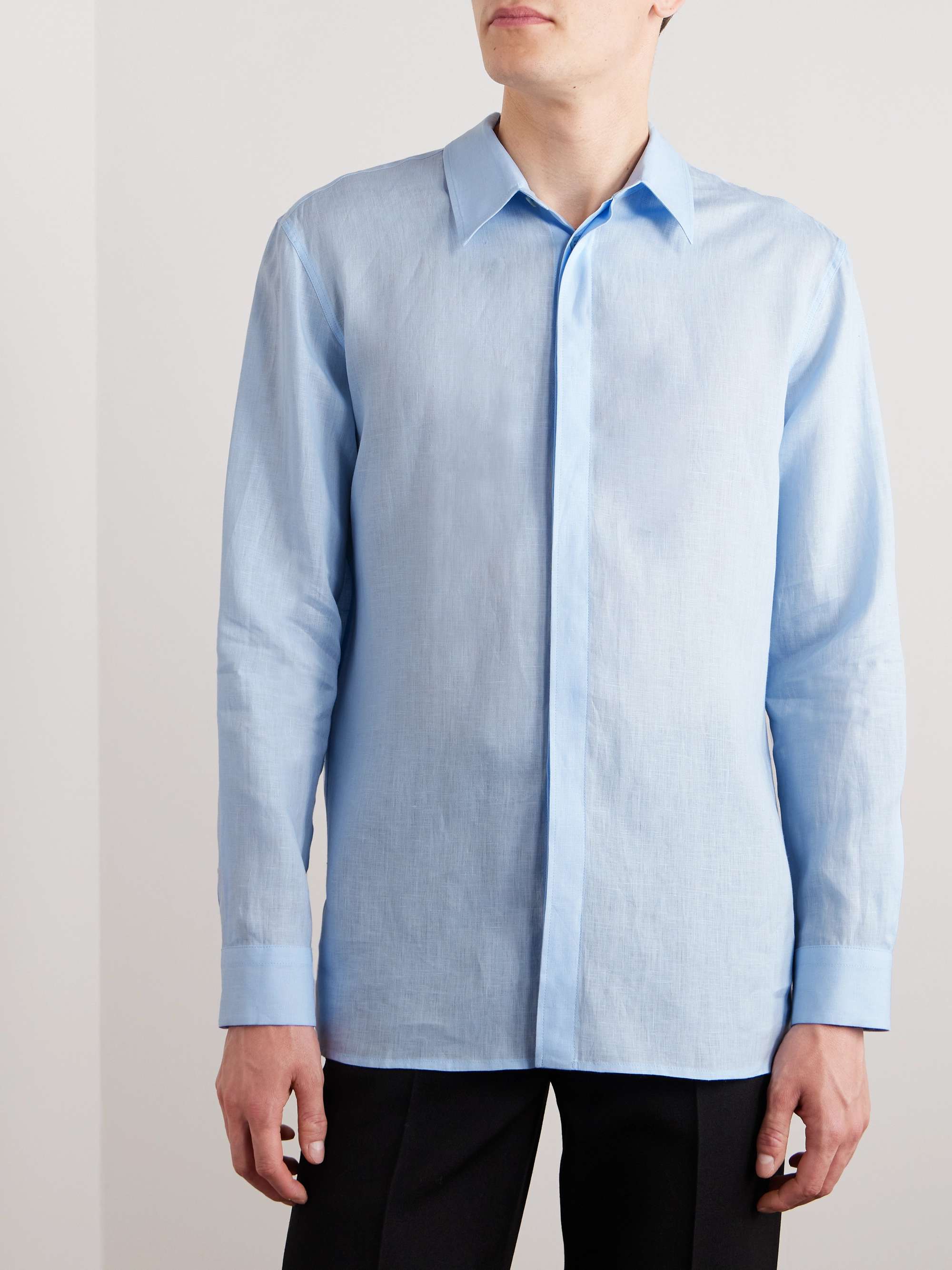 GABRIELA HEARST Nicolas Linen Shirt | MR PORTER