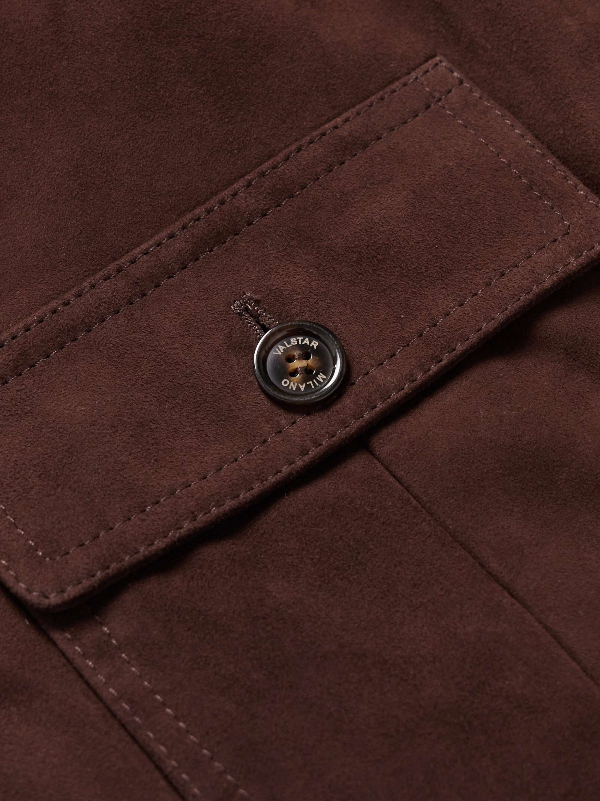 VALSTAR Valstarino Suede Bomber Jacket for Men | MR PORTER