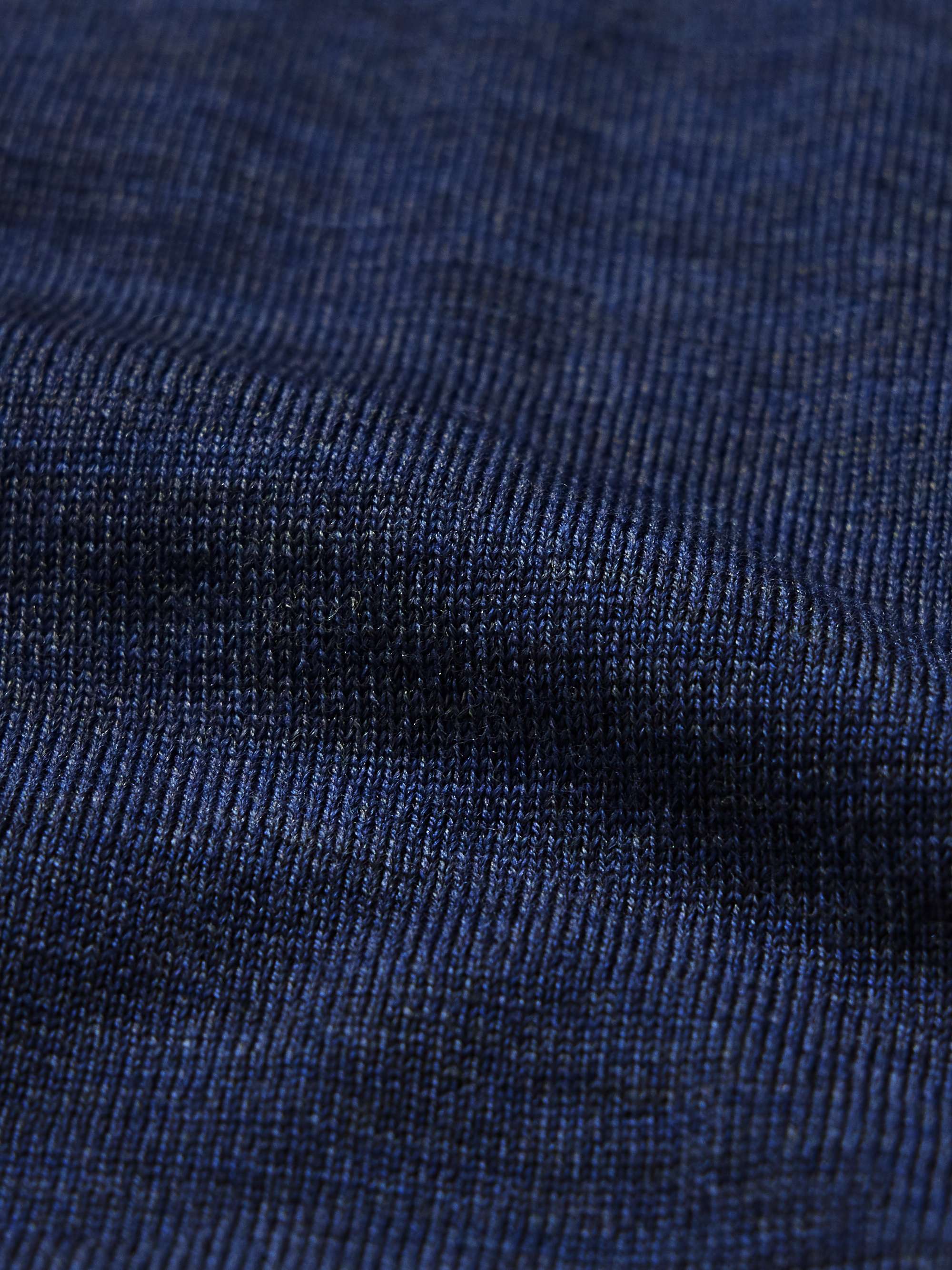 WILLIAM LOCKIE Slim-Fit Merino Wool Polo Shirt